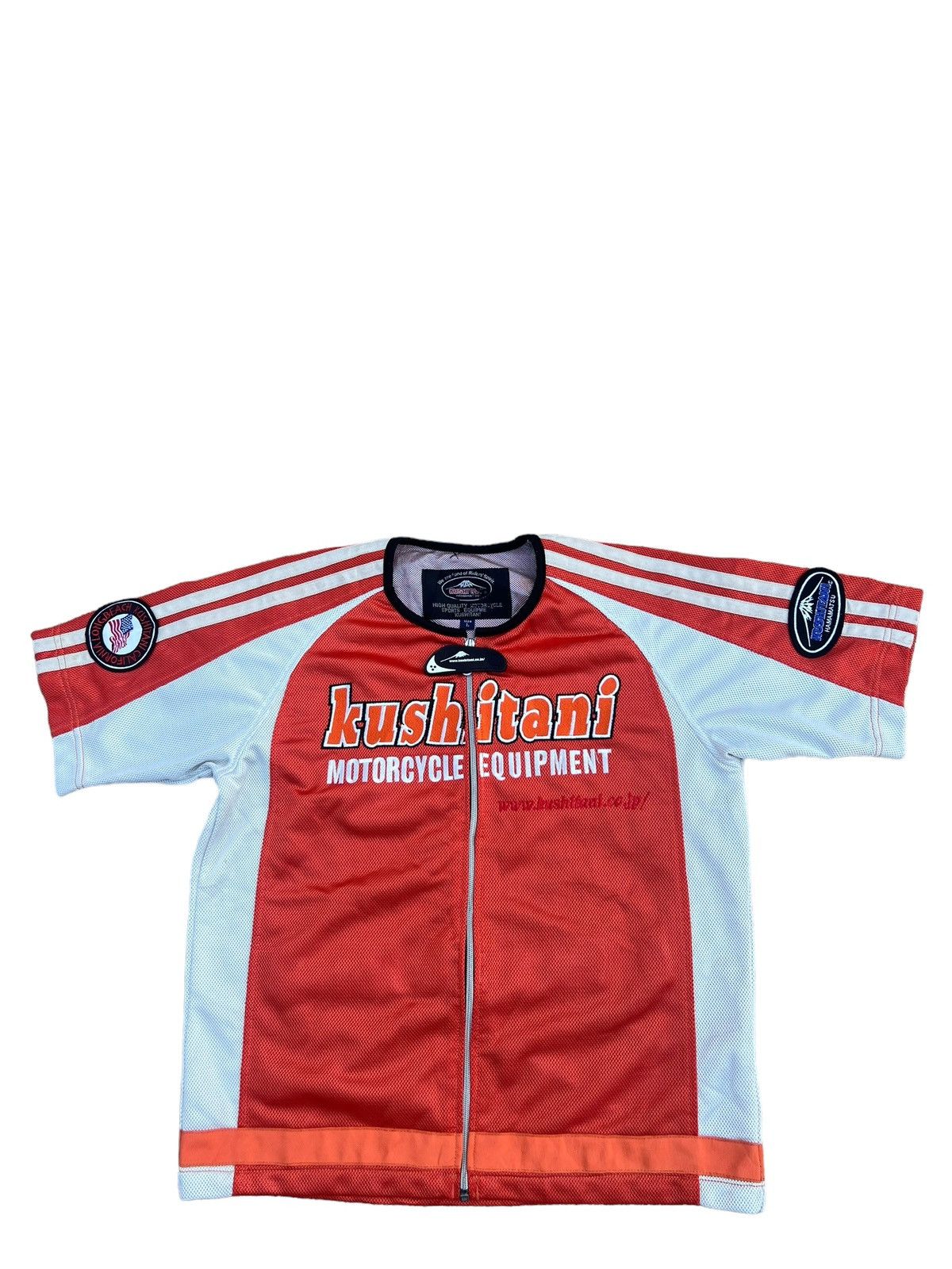 Japanese Brand × Sports Specialties Vintage 2002 KUSHITANI Racing Specialist Mesh Jacket Shirt Size US L / EU 52-54 / 3 - 1 Thumbnail