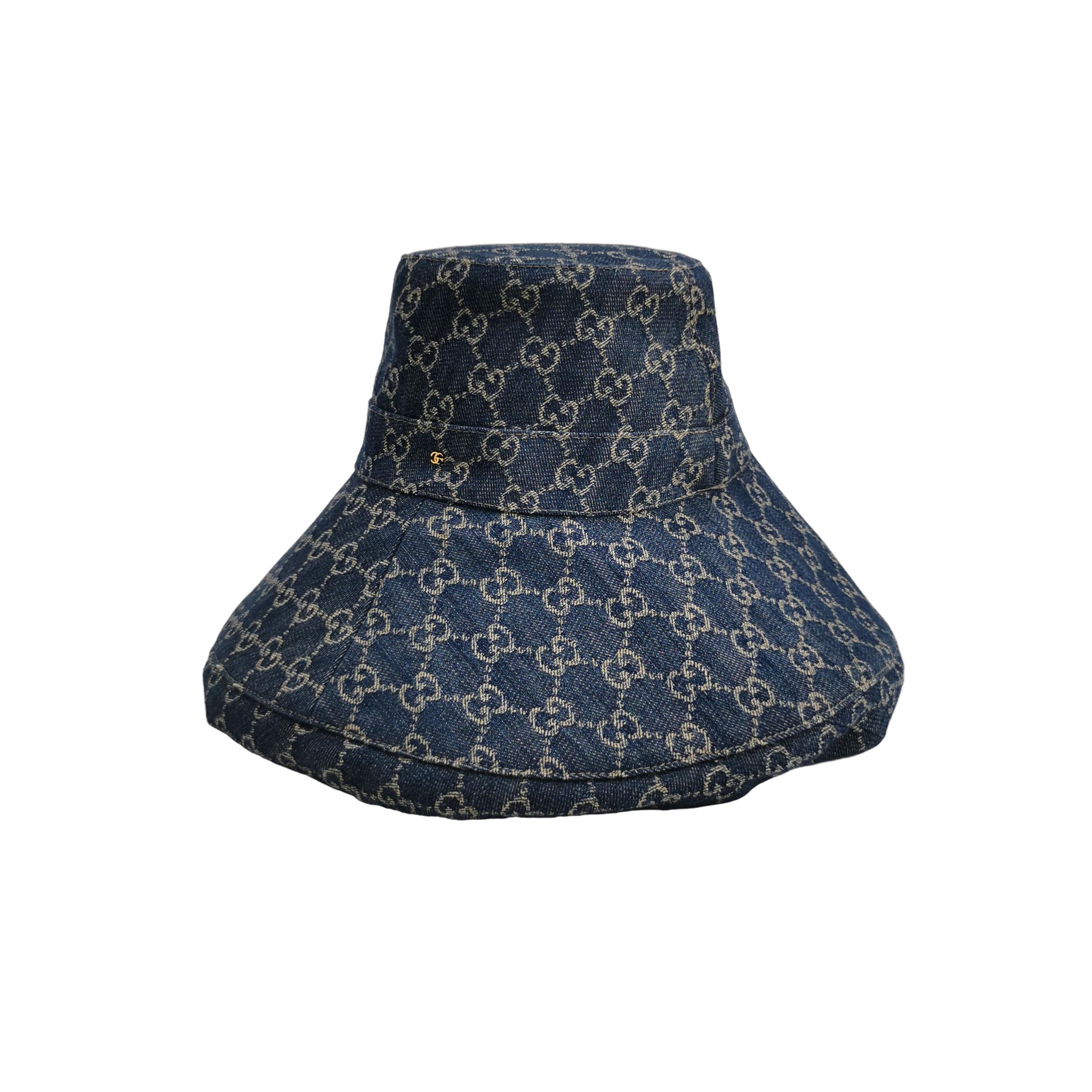 Gucci Gucci GG Denim Bucket Hat ONE SIZE Size ONE SIZE - 1 Thumbnail