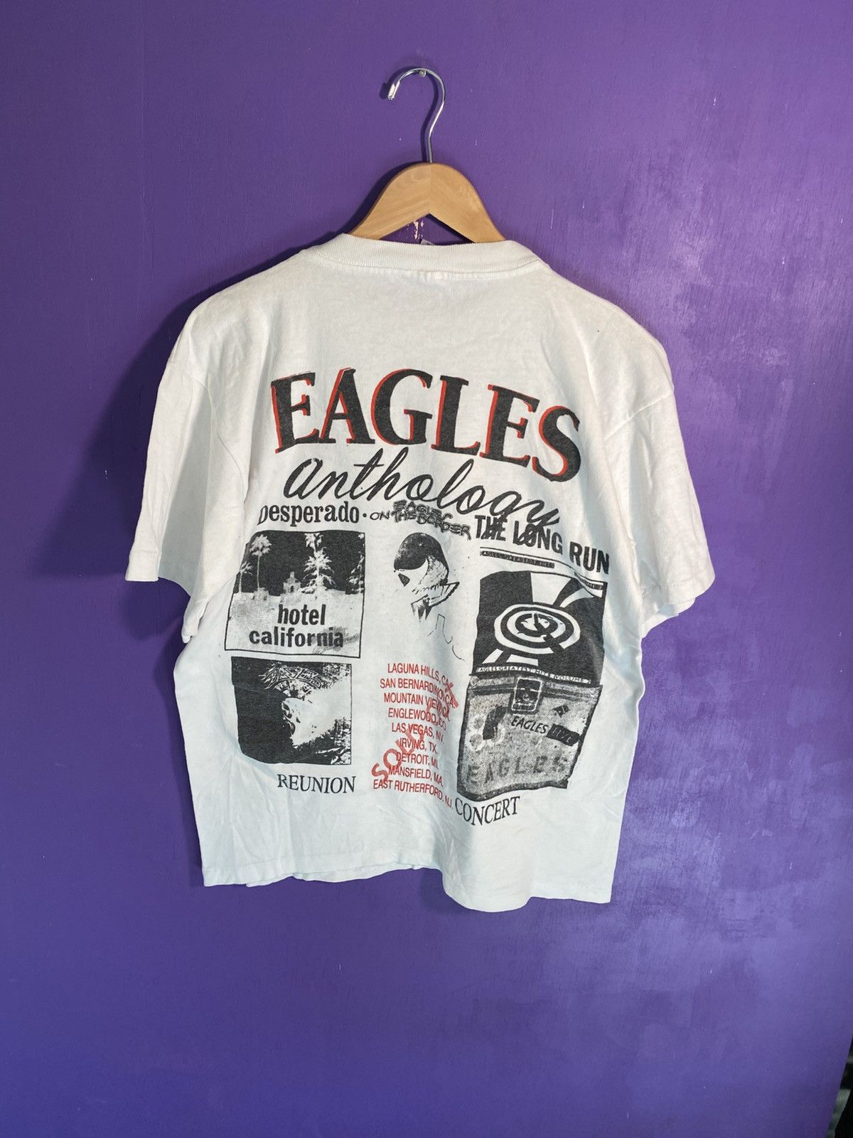 Band Tees Vintage 90s Eagles Anthology reunion tour tee Size US L / EU 52-54 / 3 - 2 Thumbnail