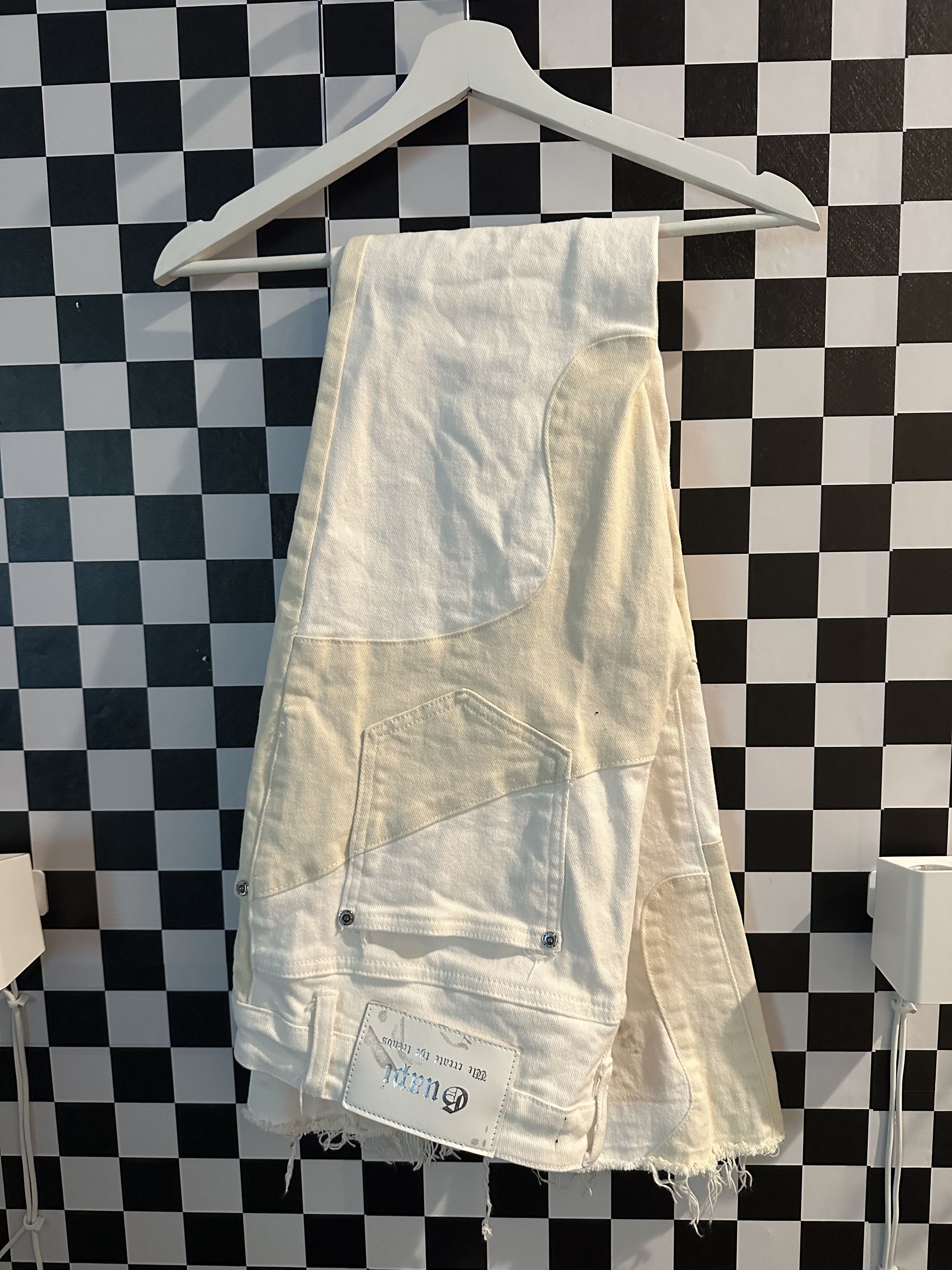 GUAPI RARE1/100* Vintage Off White Wavy Denim Size US 32 / EU 48 - 2 Thumbnail
