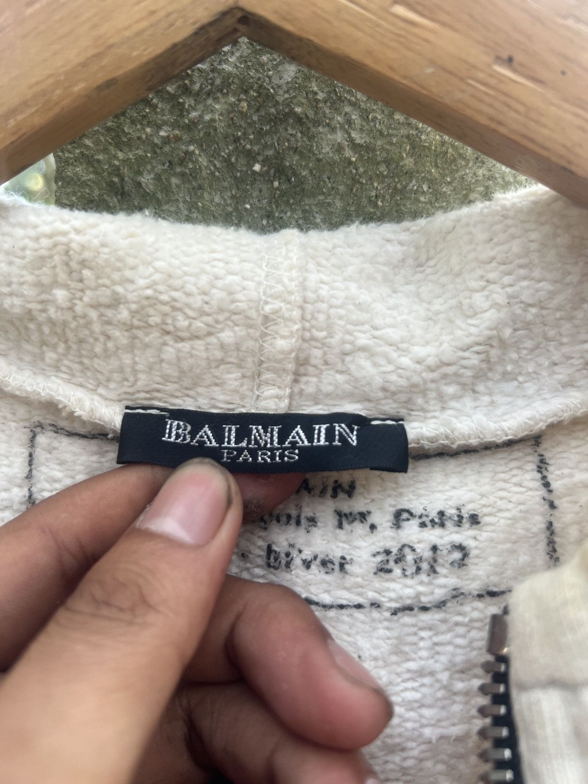 Balmain Vintage Balmain Zipper Hoodie Size US M / EU 48-50 / 2 - 3 Thumbnail