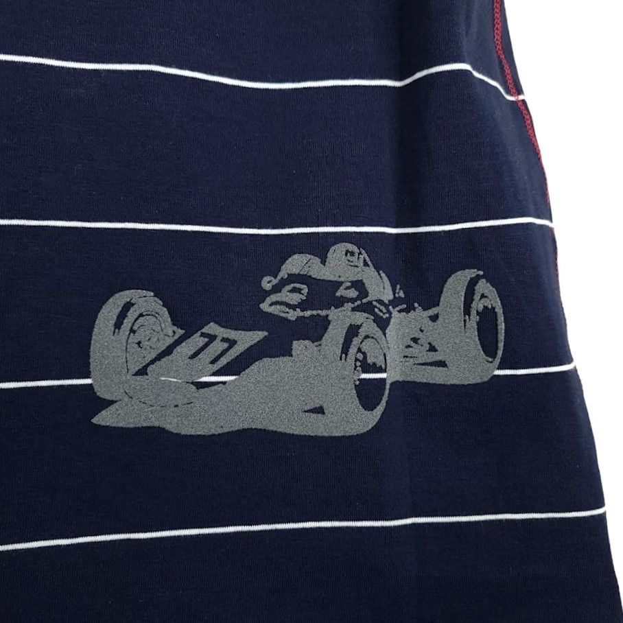 Vintage VINTAGE Sparco Racing Polo Shirt Mens XS Blue Striped Racecar Driver Size US XS / EU 42 / 0 - 5 Thumbnail
