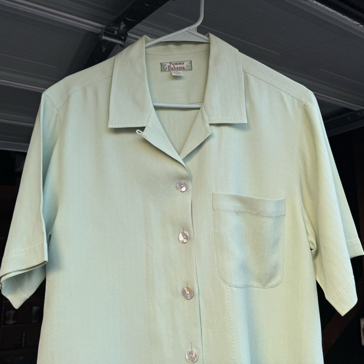 Vintage Vintage Silk Cropped Camp Collar Shirt Bowling Boxy Size US M / EU 48-50 / 2 - 4 Thumbnail