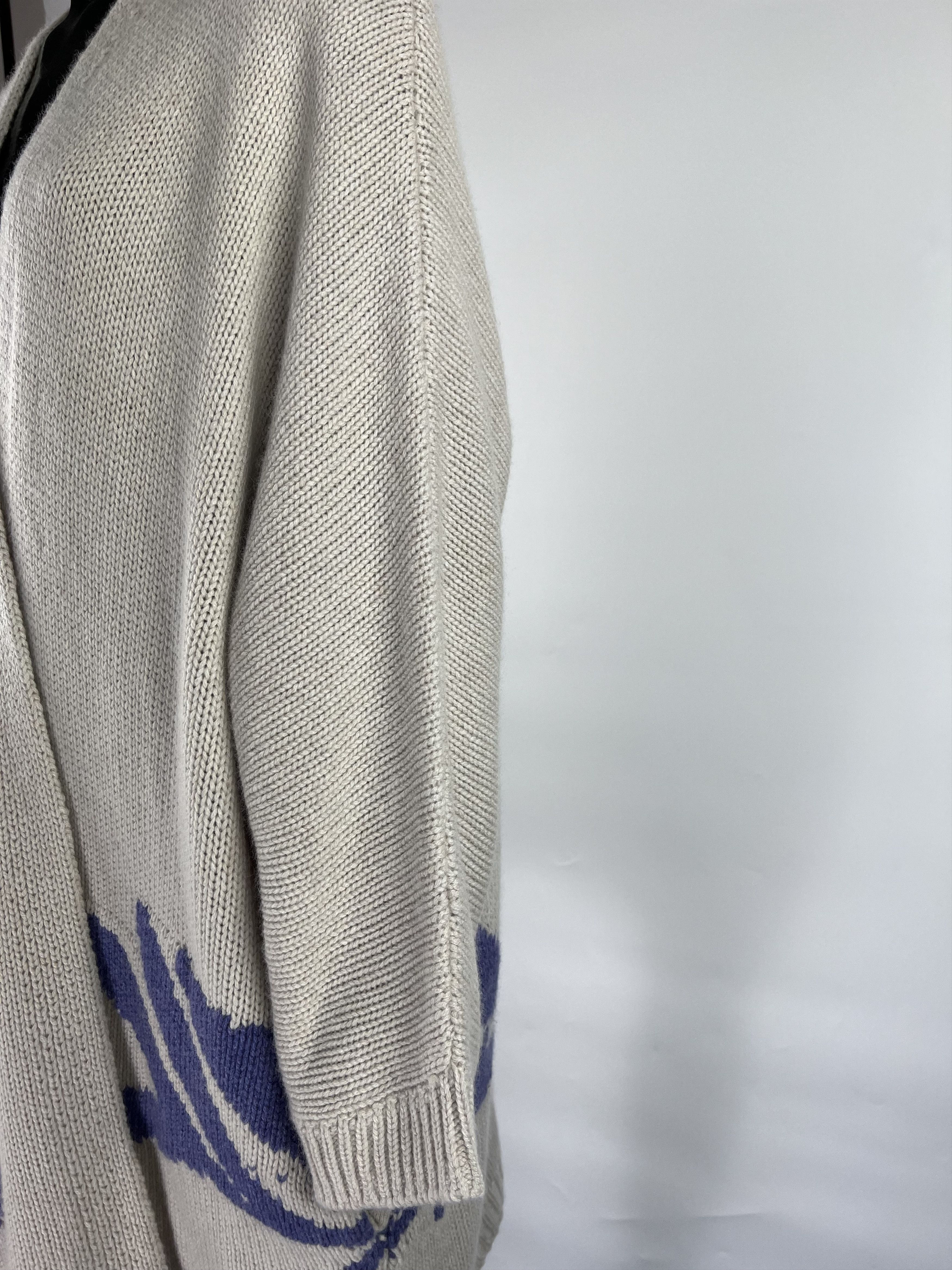 Designer Mia Fratino 100% Cashmere Knit Open Cardigan One Size Size ONE SIZE - 7 Thumbnail