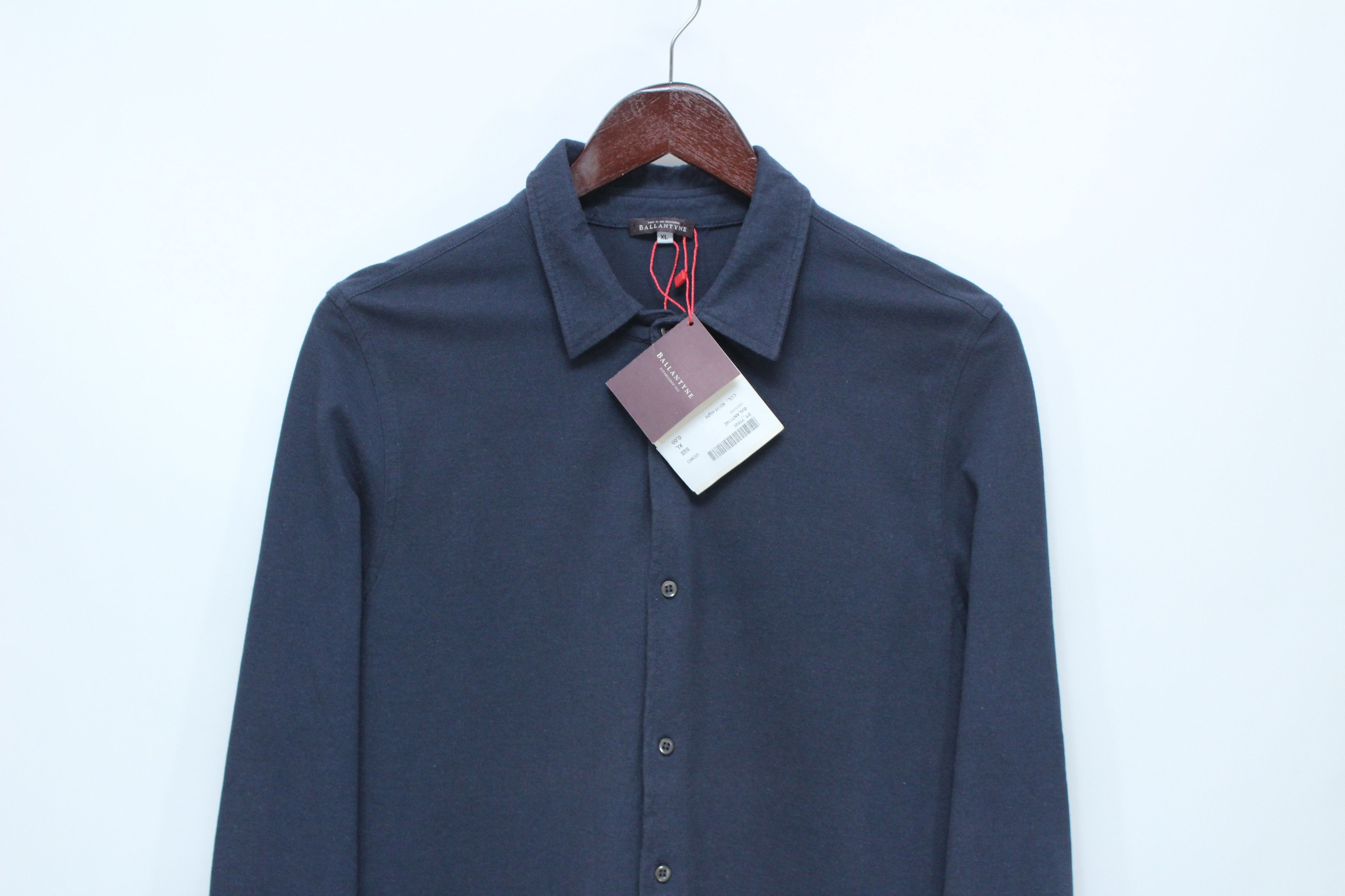 image of Ballantyne Shirts New Mens Size XL Made In Italy Hype in Navy