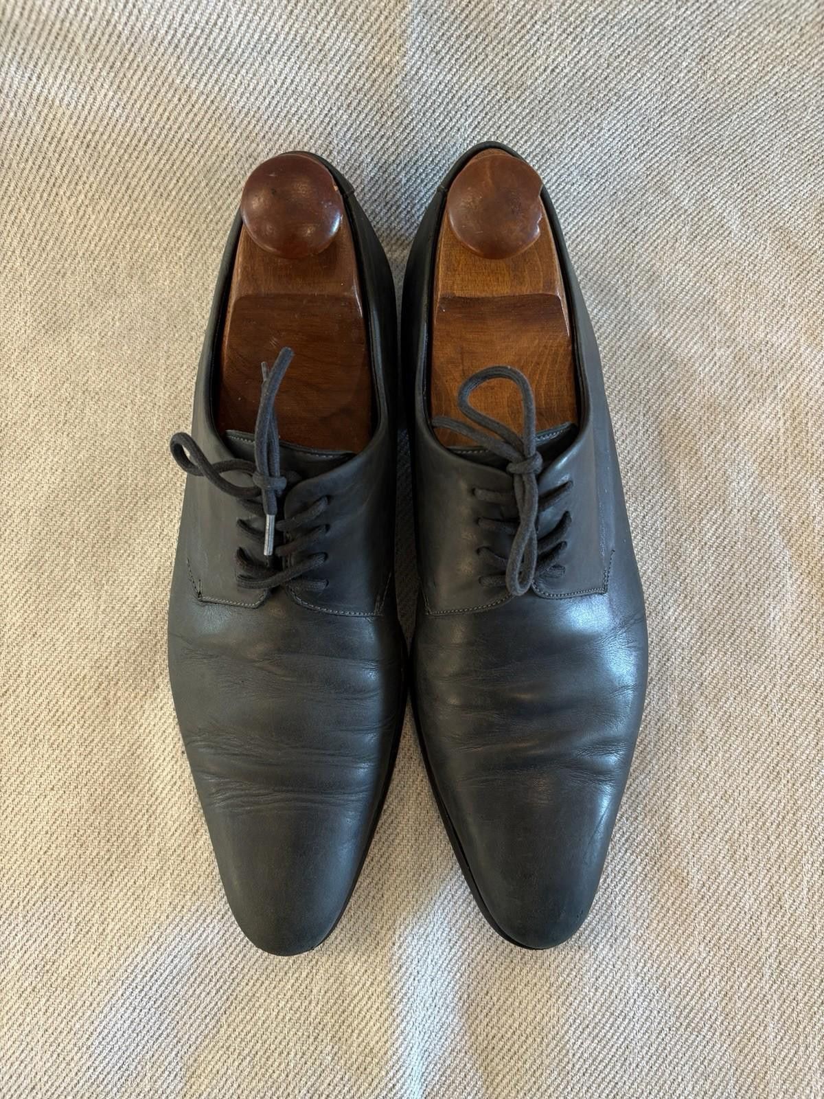 Dolce & Gabbana VTG Dolce & Gabbana Gray Derby Dress Shoes Italy Mens 8.5 Size US 8.5 / EU 41-42 - 5 Thumbnail