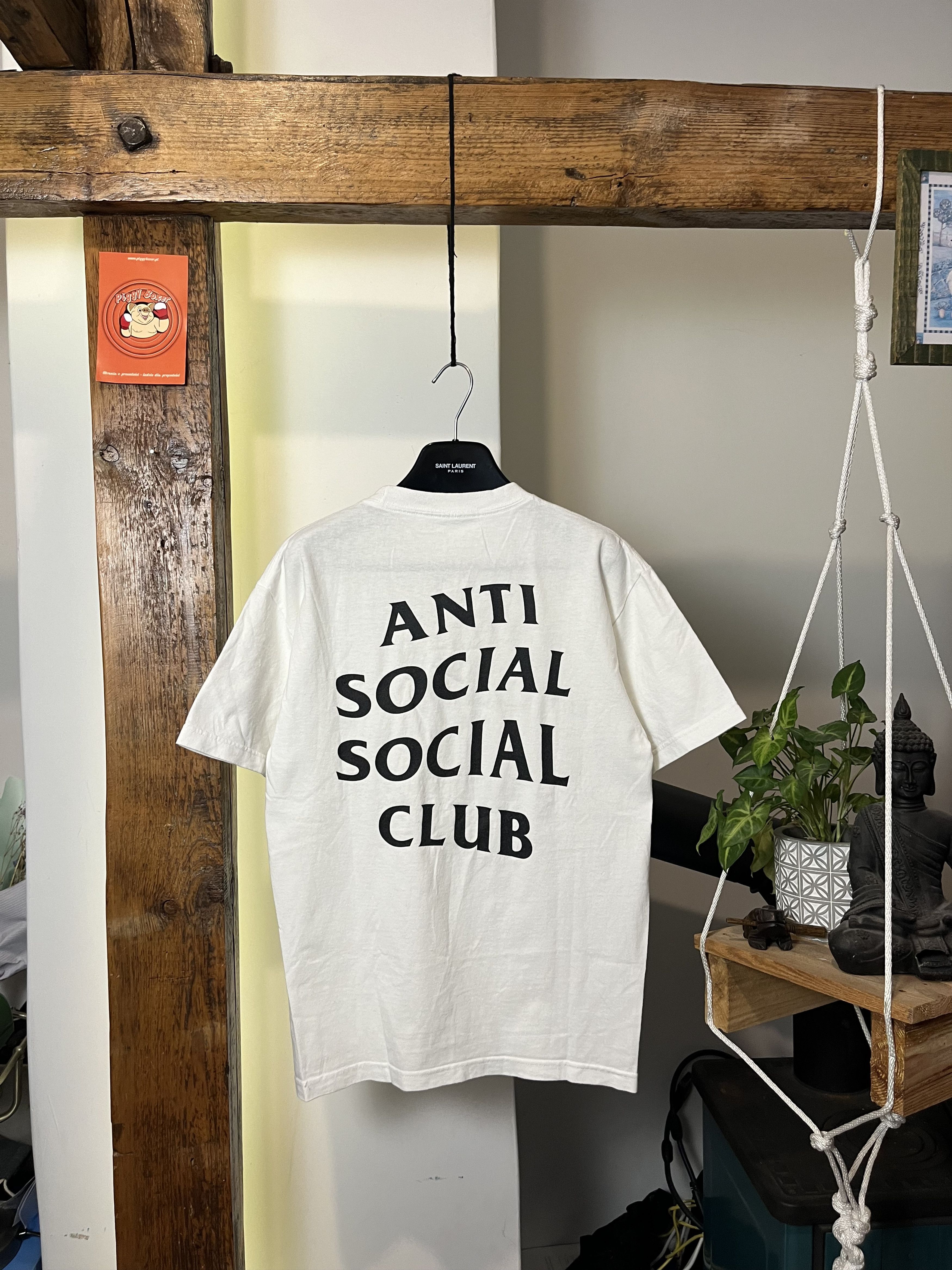 Anti Social Social Club × Vintage Anti Social Social Club ASSC Classic Logo White Tee Size US S / EU 44-46 / 1 - 2 Thumbnail