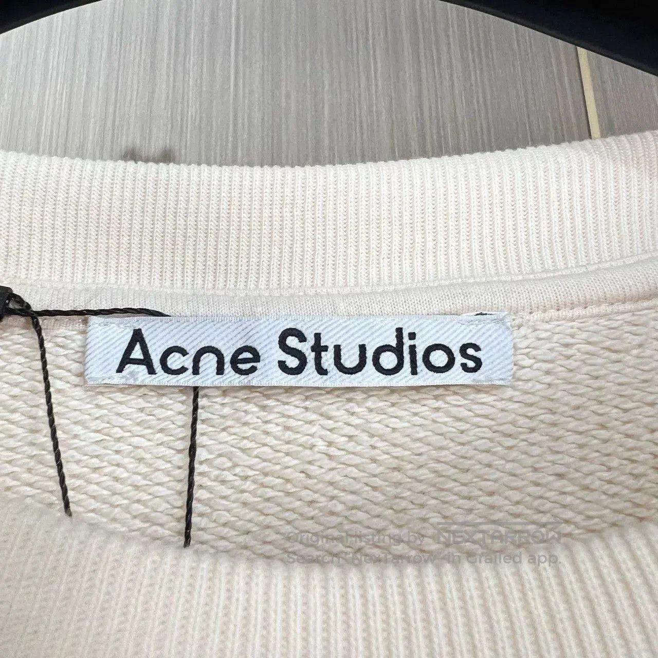 Acne Studios Acne Studios Beige Printed Sweatshirt. Size XXS / US 00 / IT 34 - 5 Thumbnail