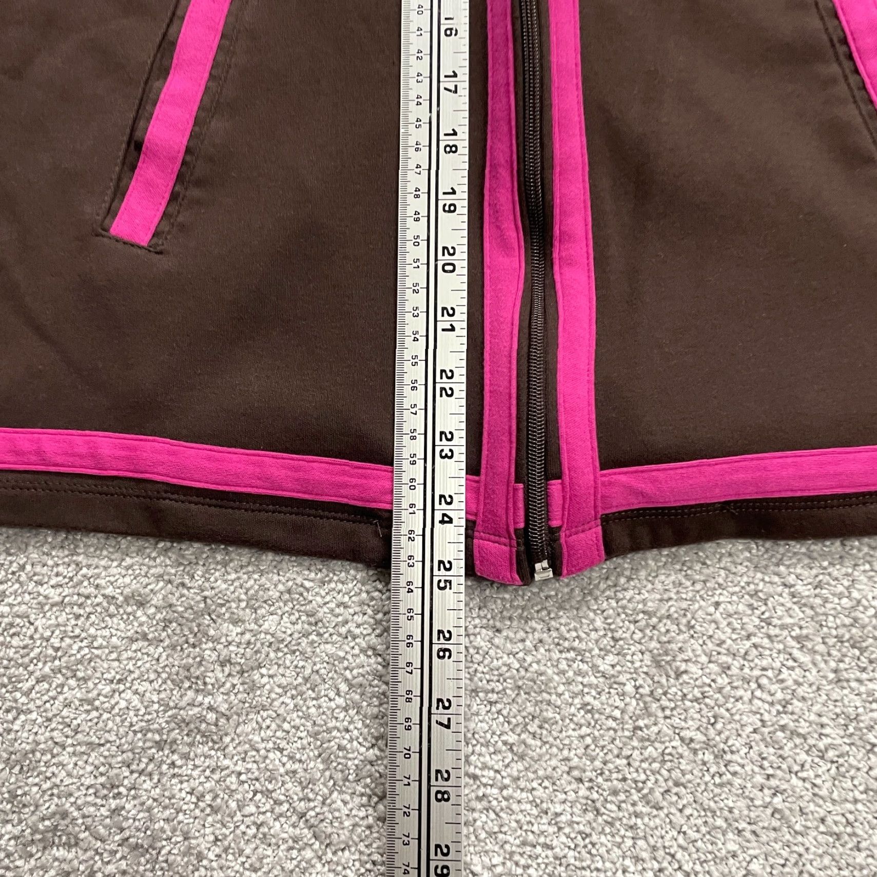 Blair VINTAGE Blair Track Jacket Womens Medium Brown Purple Trim Full Zip Active Casual Size M / US 6-8 / IT 42-44 - 4 Thumbnail