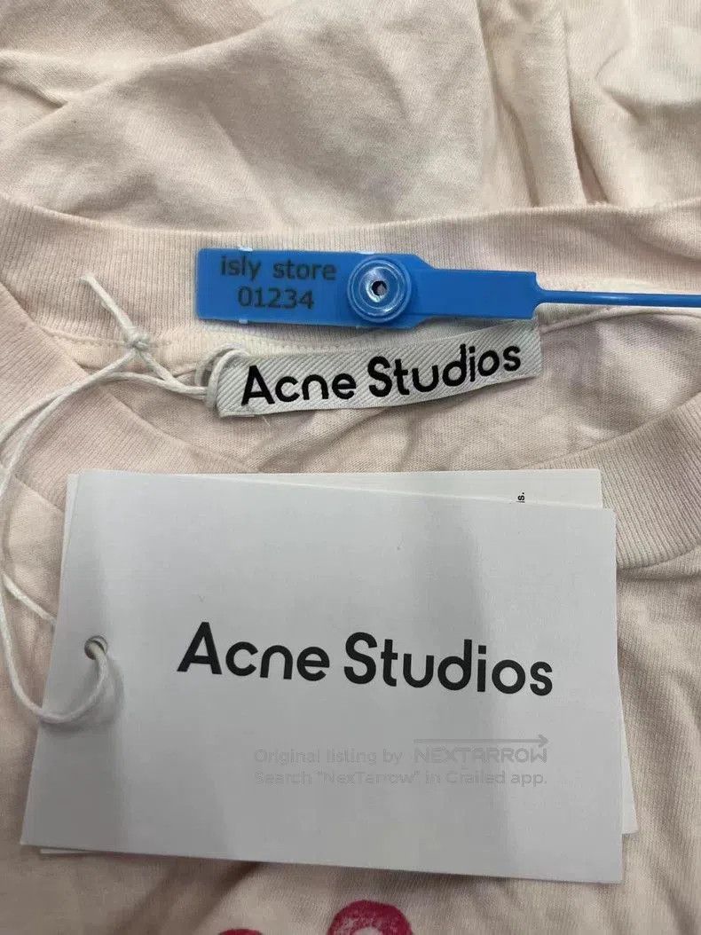 Acne Studios Acne Studios Logo Print Short Sleeve T. Size US XL / EU 56 / 4 - 4 Thumbnail