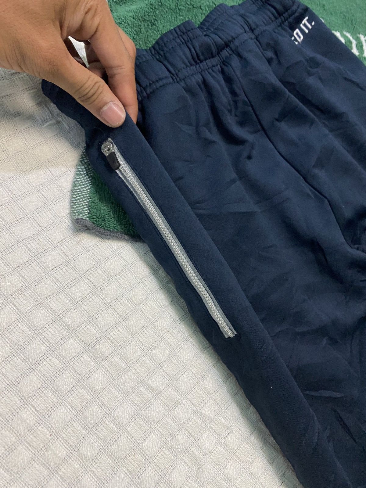 NOCTA × Nike 💥 VINTAGE NIKE 90S BAGGY WIDE LEG SWOOSH TRACK PANTS Y2K Size US 30 / EU 46 - 6 Thumbnail