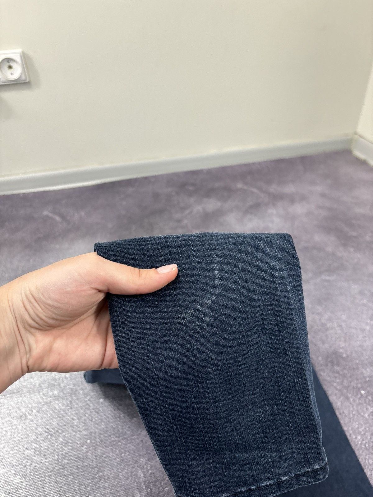 Acne Studios Acne Studios Skin 5 Deep Women’s Navy Blue Slim Denim Jeans Size 27" / US 4 / IT 40 - 11 Thumbnail