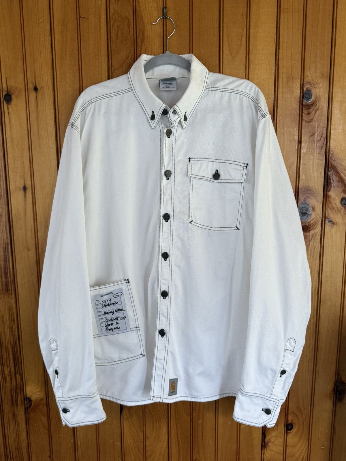 Carhartt × Vetements Vetements X Carhartt Workwear Shirt | Grailed