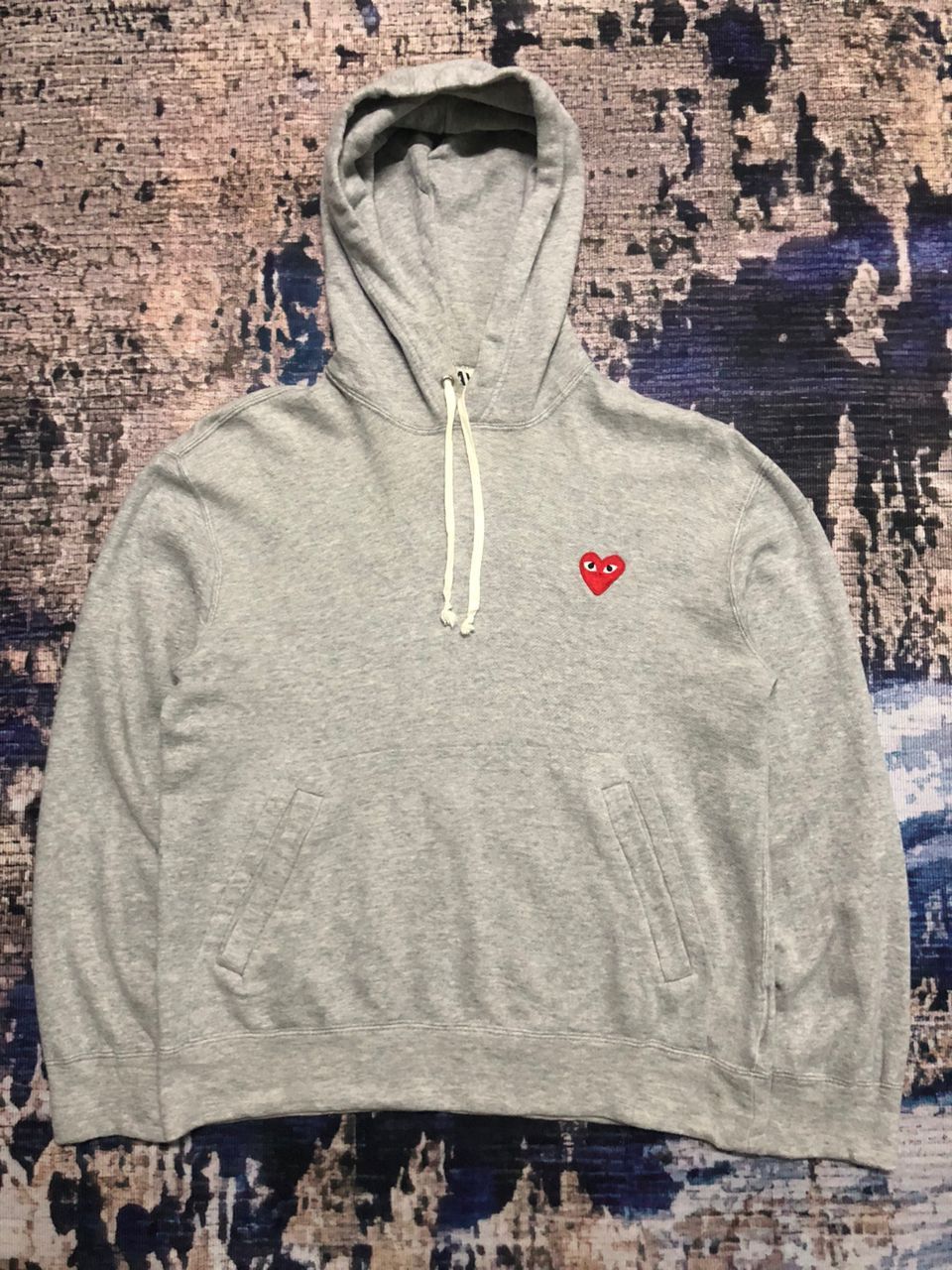 Comme des Garcons PLAY Comme Des Garcons Play Hoodie Fullover Grey AD2012 Size US M / EU 48-50 / 2 - 2 Thumbnail