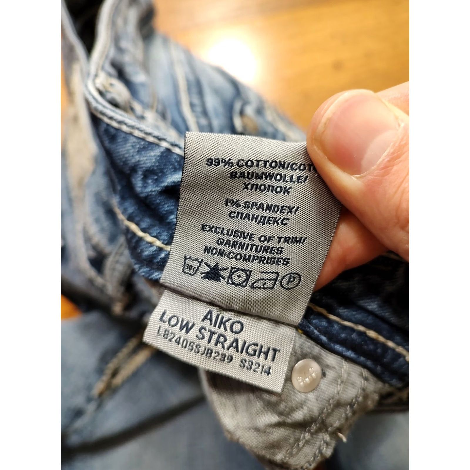 Silver Jeans Co. Silver Jeans Womens Jeans Straight 5-Pocket Denim Blue Light Wash 29x29 Inseam XS? 29? Size 29" - 5 Thumbnail