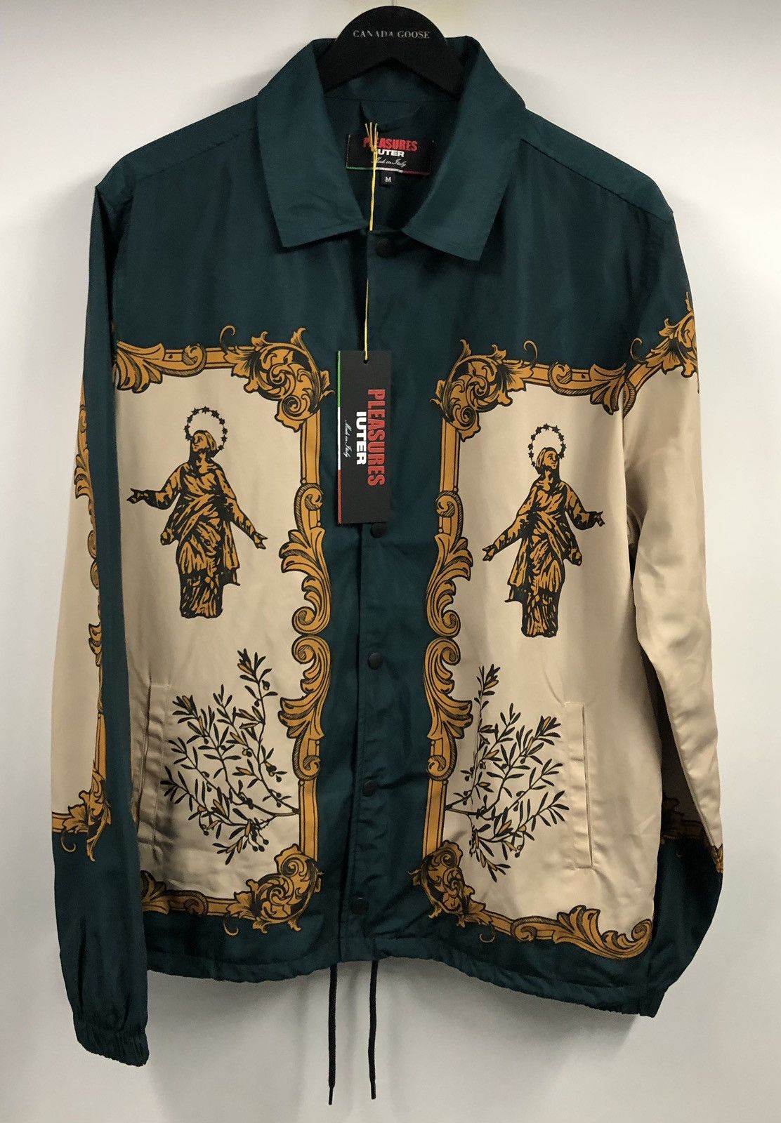 Pleasures Pleasures Iuter Lorenzo Green Coach Jacket Medium Size US M / EU 48-50 / 2 - 11 Thumbnail