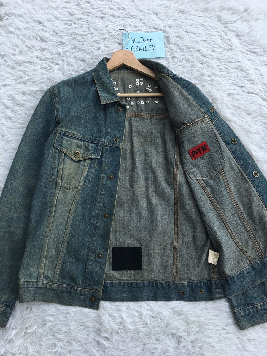 Japanese Brand Rare Vintage PPFM Denim Jacket Size US L / EU 52-54 / 3 - 16 Thumbnail