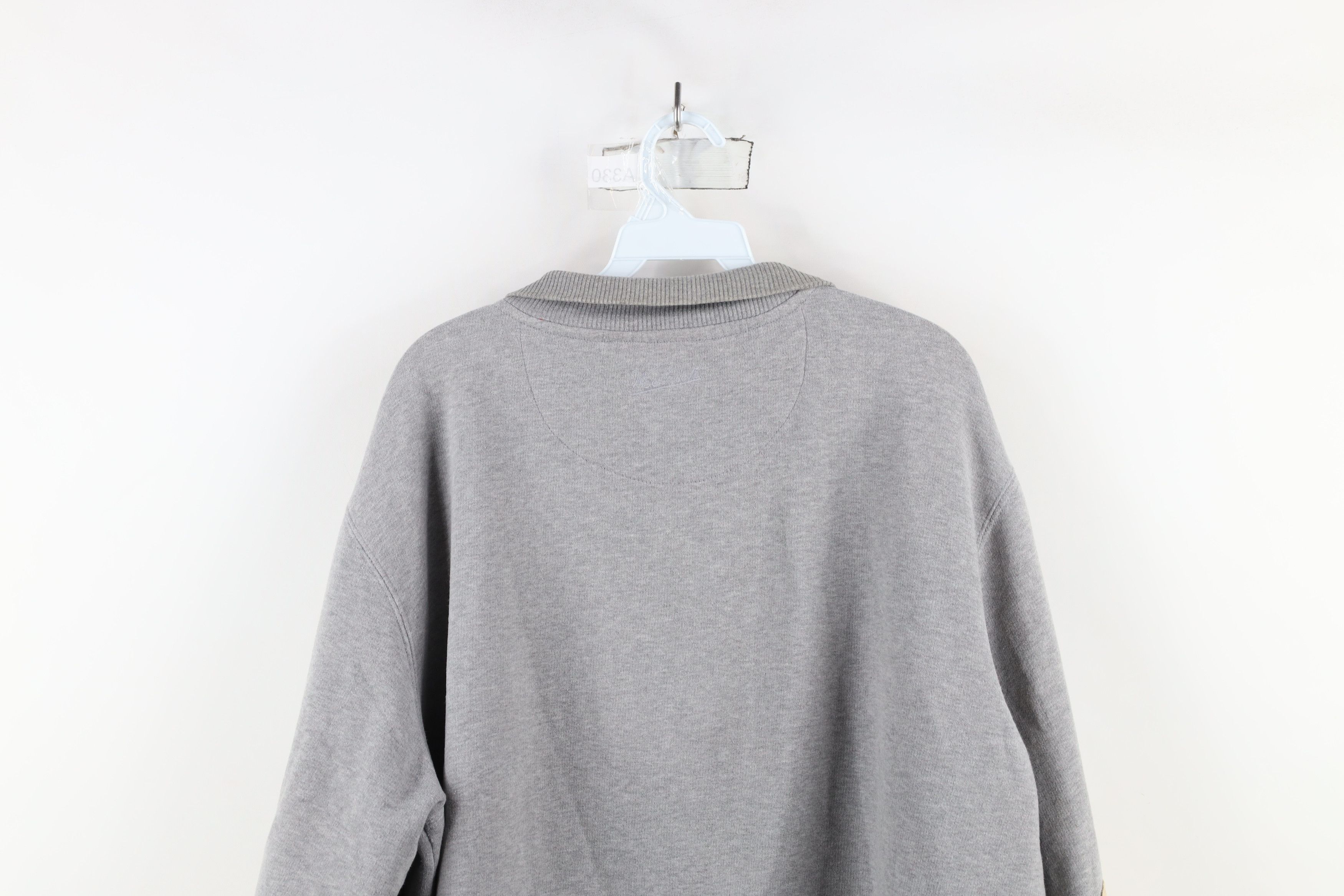 Vintage × Woolrich Woolen Mills Vintage Woolrich Elbow Patch Half Zip Pullover Sweatshirt Size US L / EU 52-54 / 3 - 13 Thumbnail