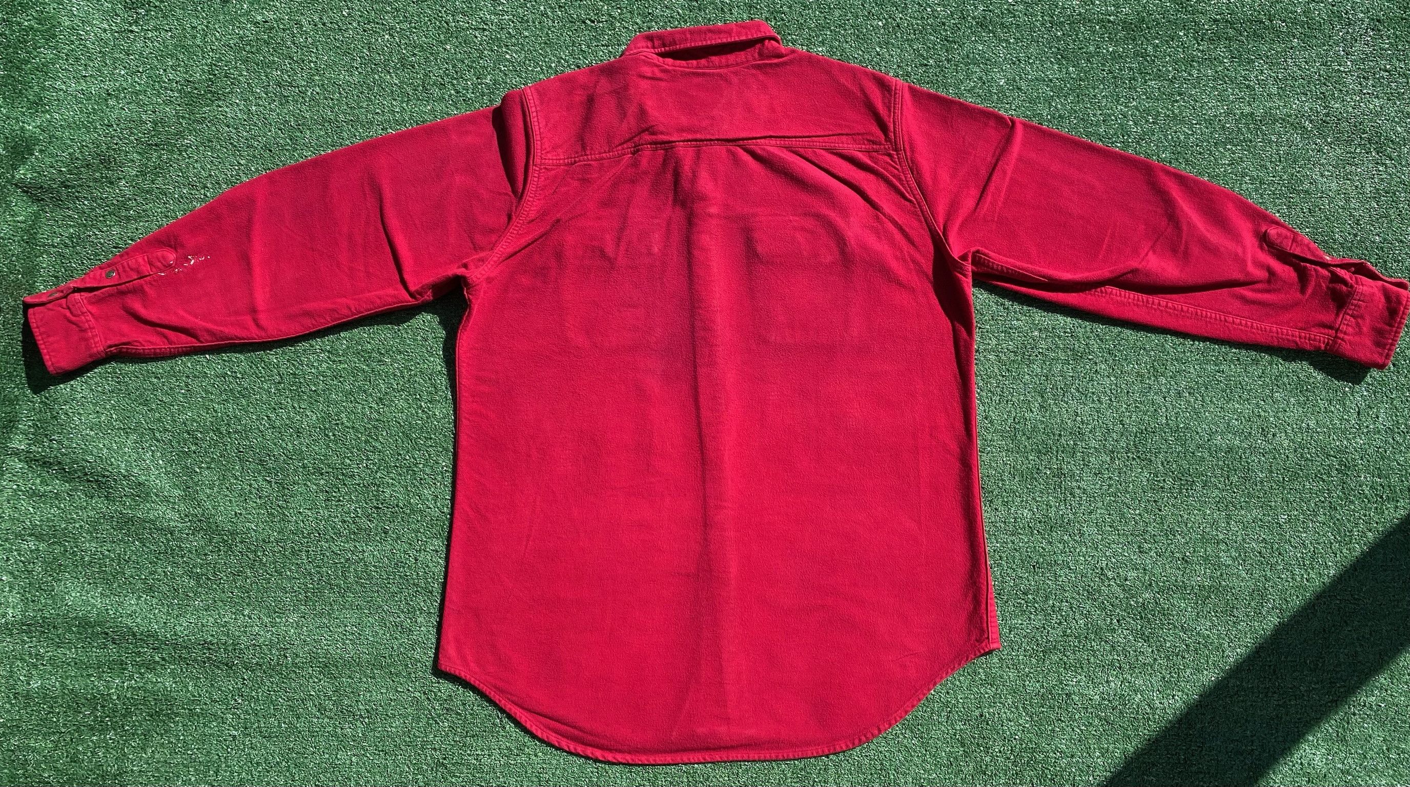 L.L. Bean 80s LL Bean Metal Snap Distressed Flannel Shirt XL Tall Size US XL / EU 56 / 4 - 7 Thumbnail
