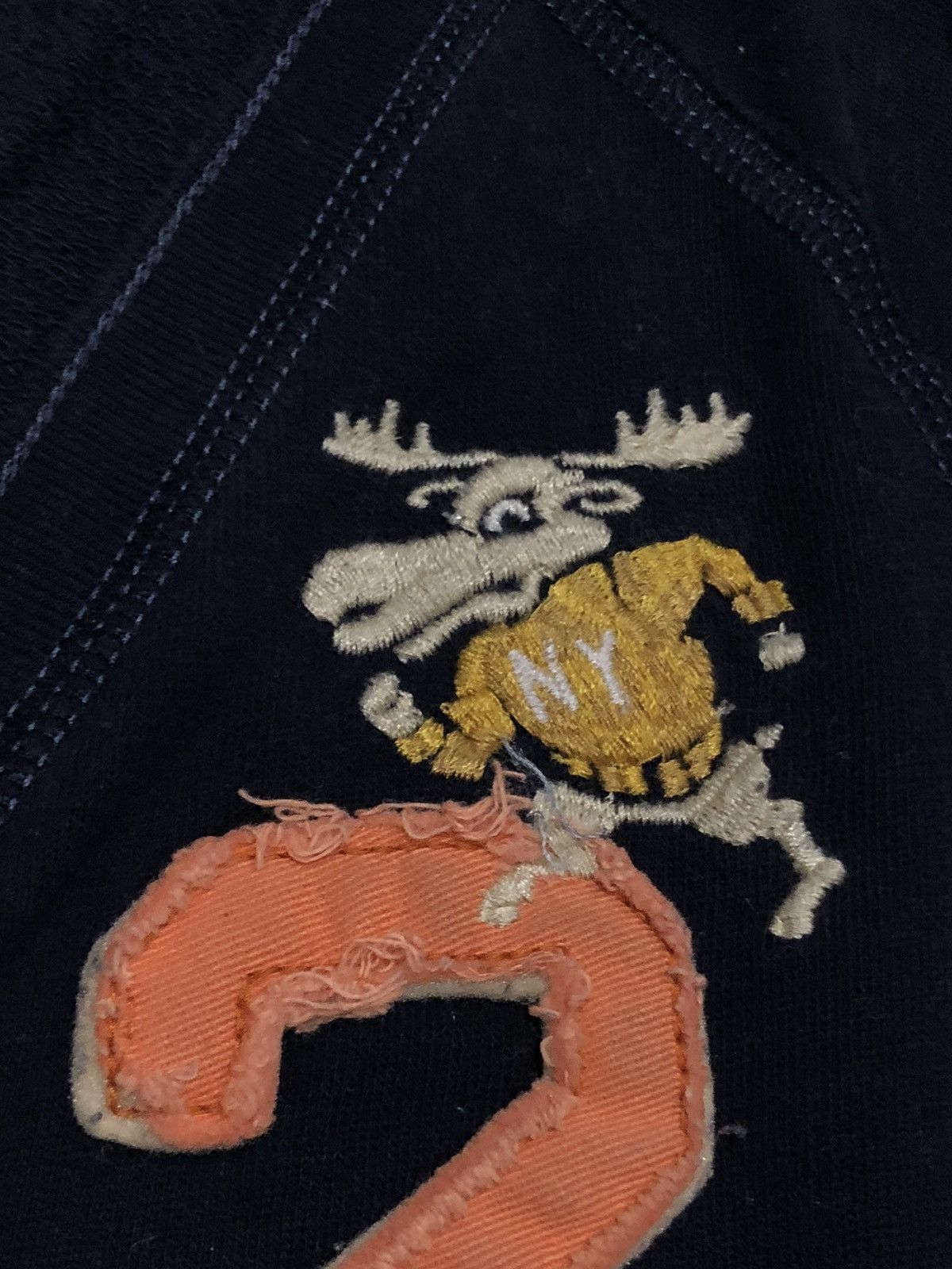 Abercrombie & Fitch Abercrombie Sweatshirt Dress Moose Logo Long Sleeve Tunic Size XL / US 12-14 / IT 48-50 - 2 Thumbnail