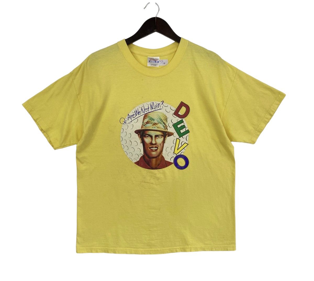 💥VINTAGE DEVO Q Are We Not Men electronic band shirt