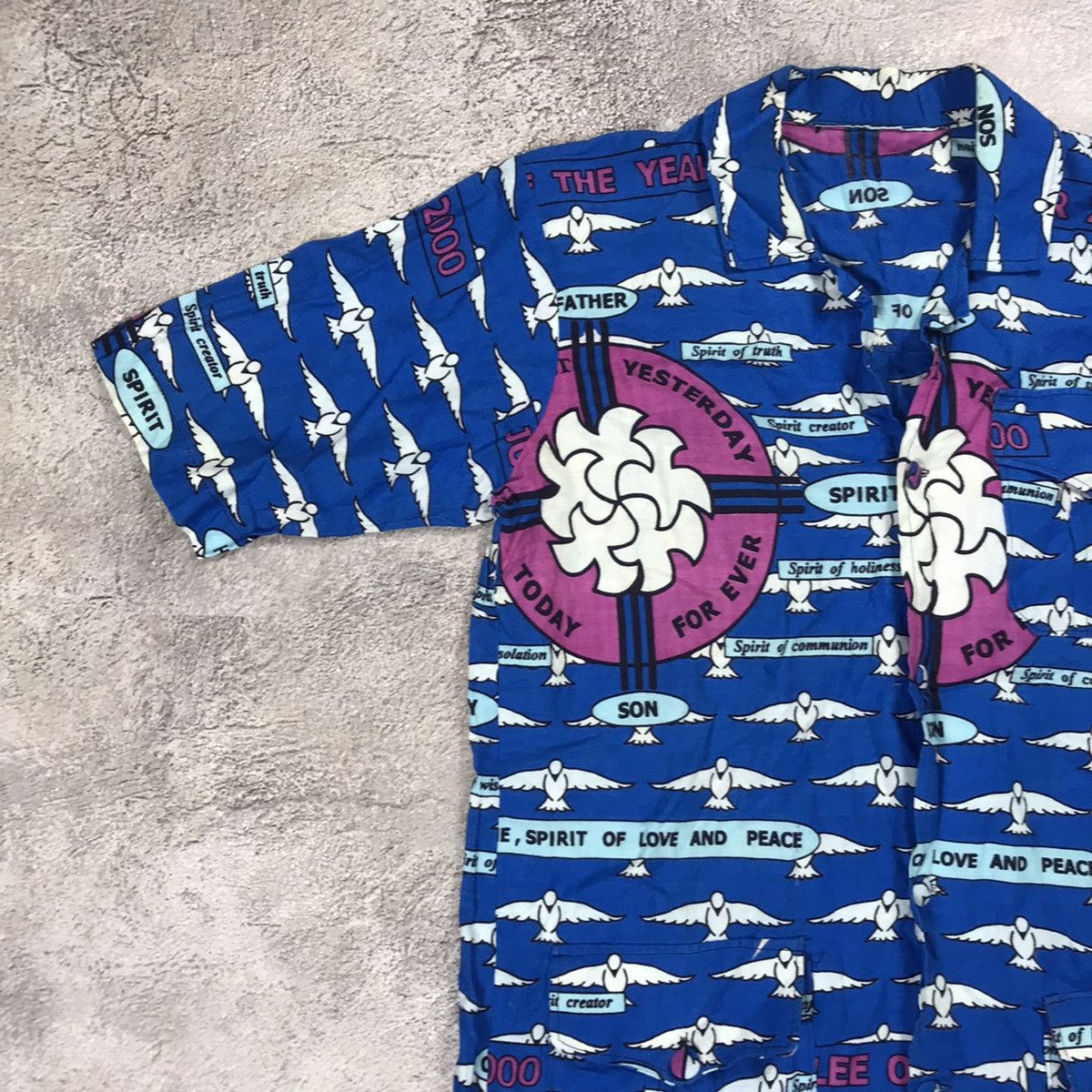 Japanese Brand VINTAGE SHIRT ART ABSTRACT BIRDS STREETWEAR Y2K Size US L / EU 52-54 / 3 - 2 Thumbnail