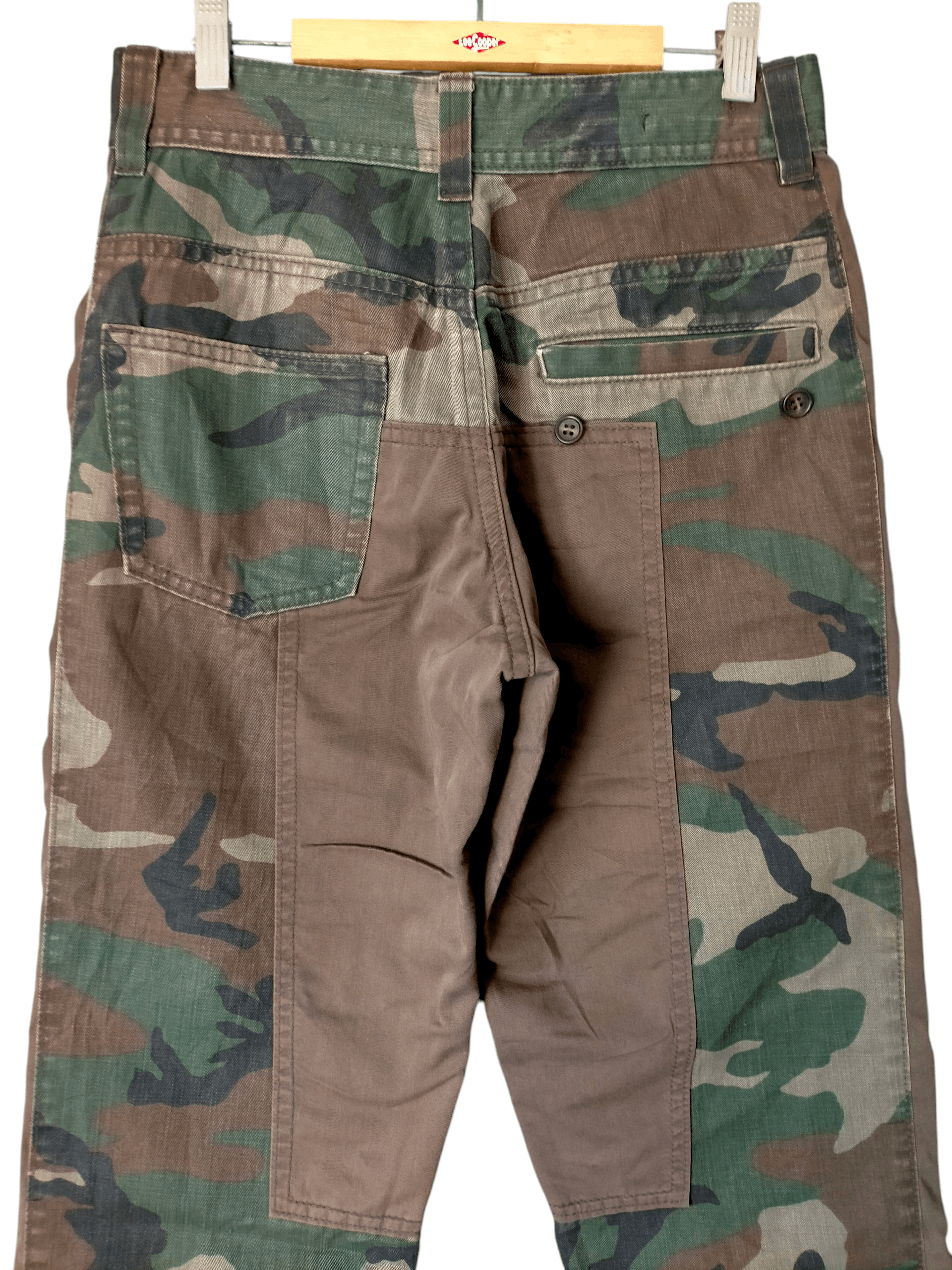 Final Home ⚡Rare Final Home Camo Patchwork Trouser Pants Size US 29 - 2 Thumbnail