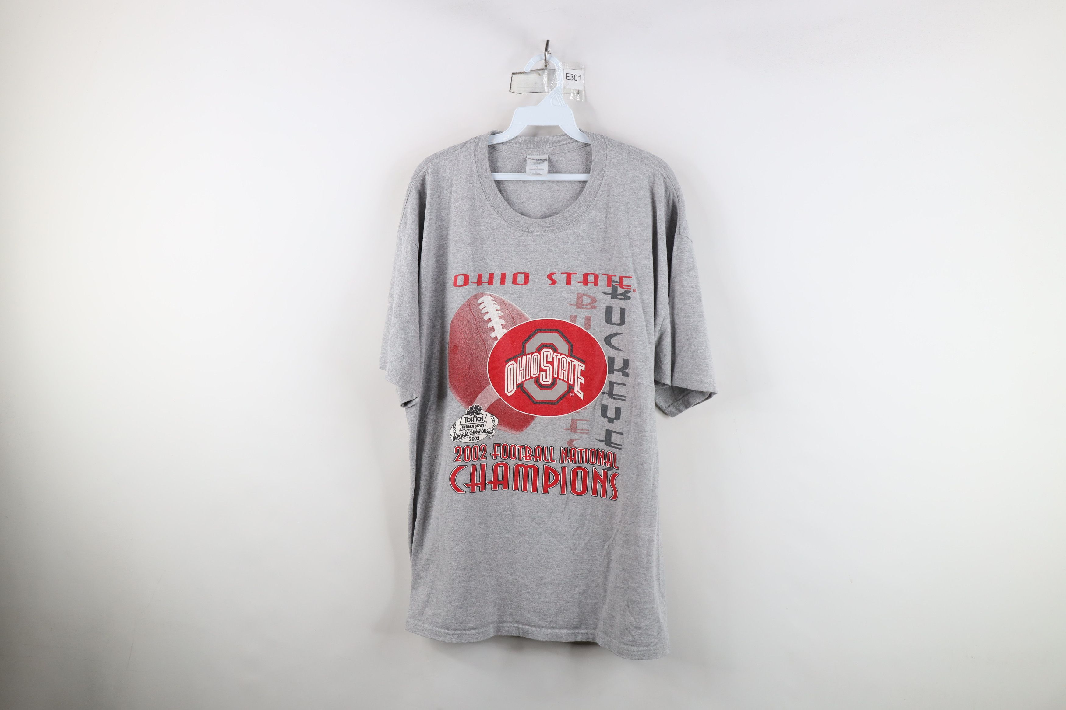 Vintage National Champs Ohio State University T-Shirt Gray