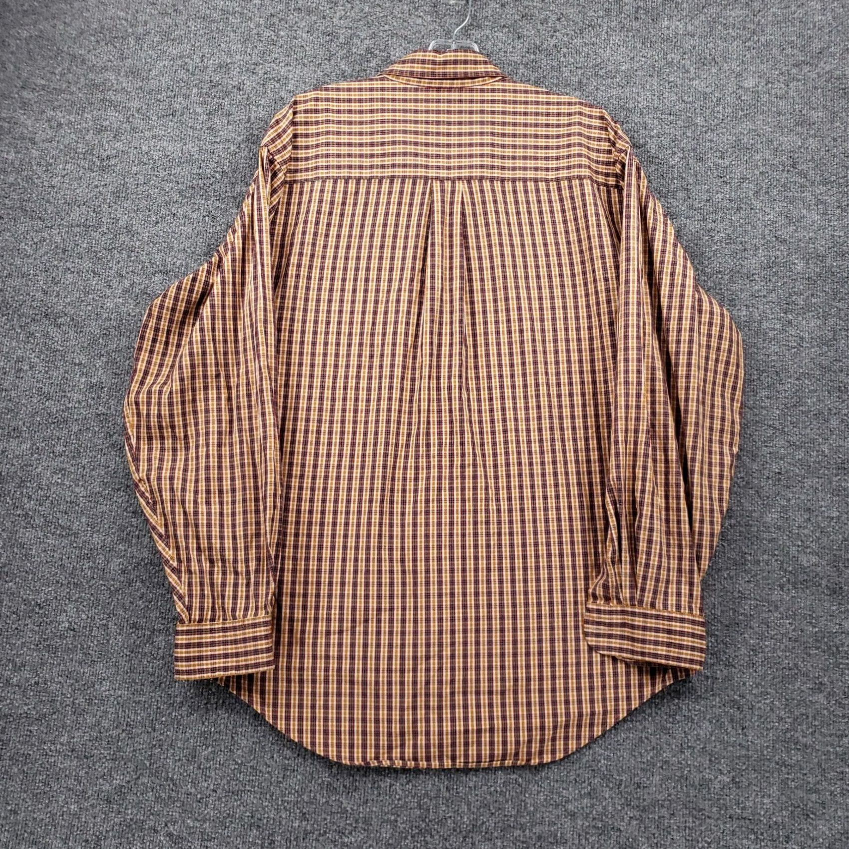 Vintage VINTAGE LL Bean Shirt Mens M Medium Hong Kong Button Up Orange Long Sleeve Size US M / EU 48-50 / 2 - 2 Thumbnail