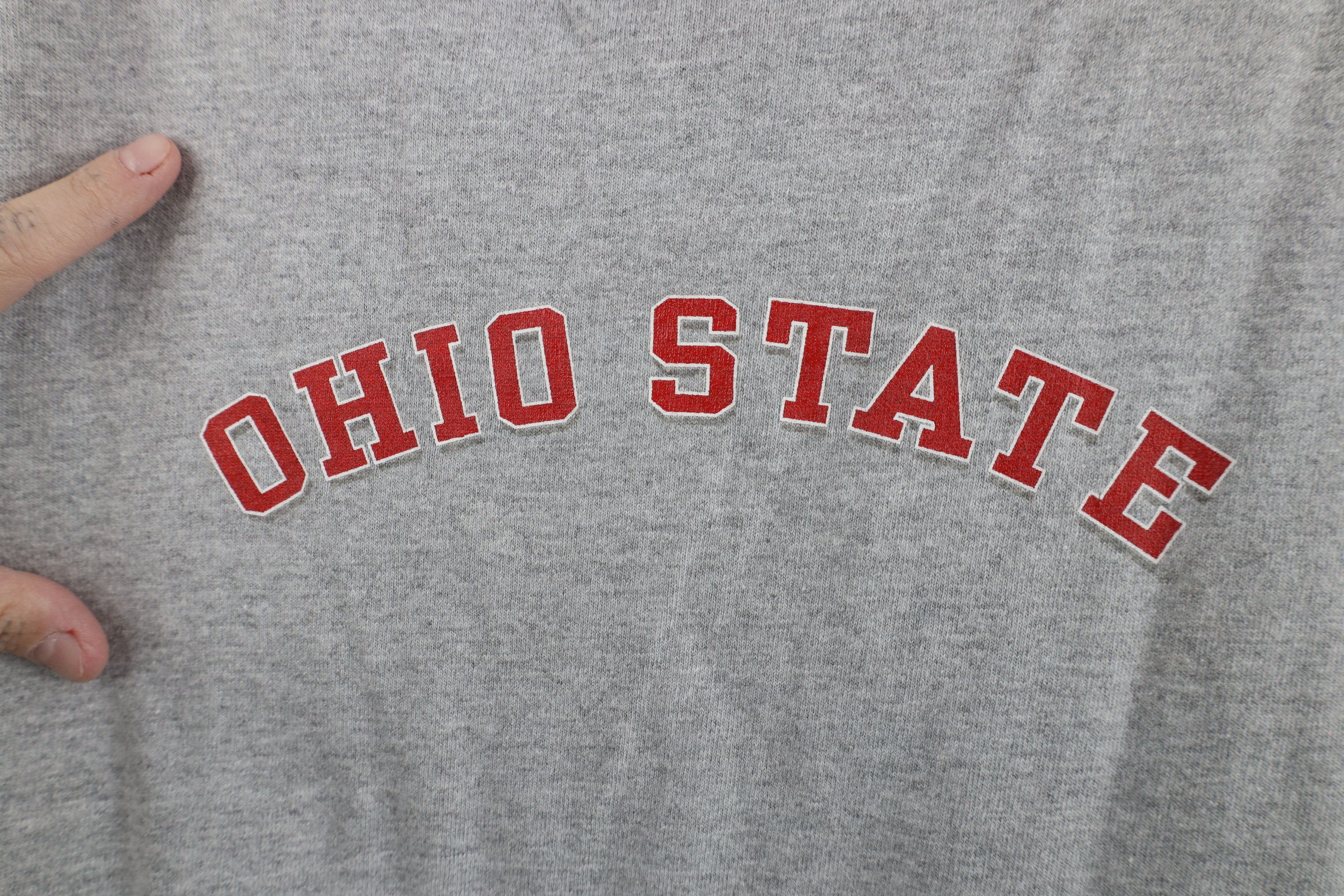 Vintage Vintage 90s Ohio State University Long Sleeve T-Shirt USA Size US XL / EU 56 / 4 - 4 Thumbnail