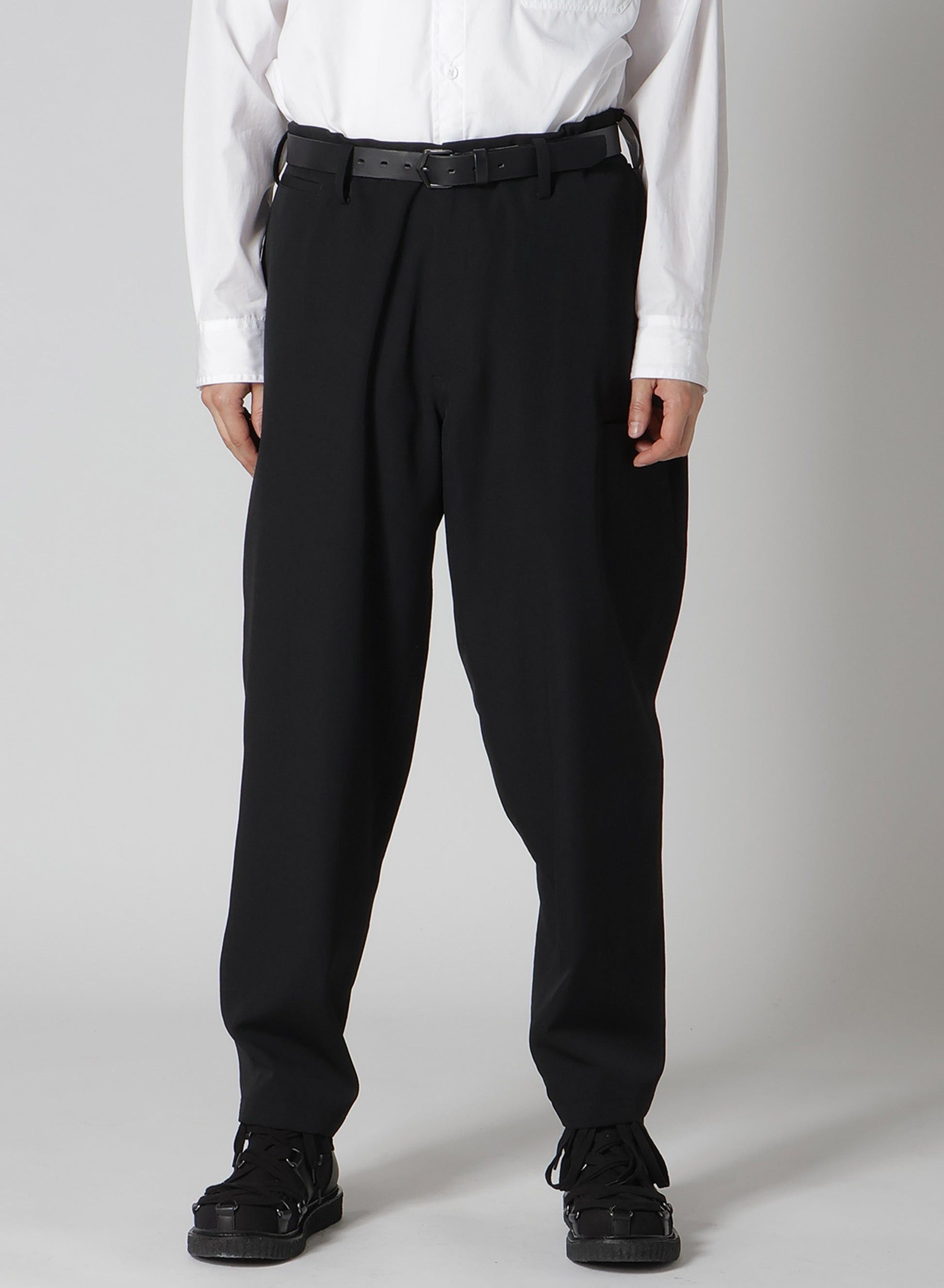 Yohji Yamamoto Yohji Yamamoto Pour Homme Wool SIDE 3ST TUCK PANTS TrouserS Size US 30 / EU 46 - 6 Thumbnail