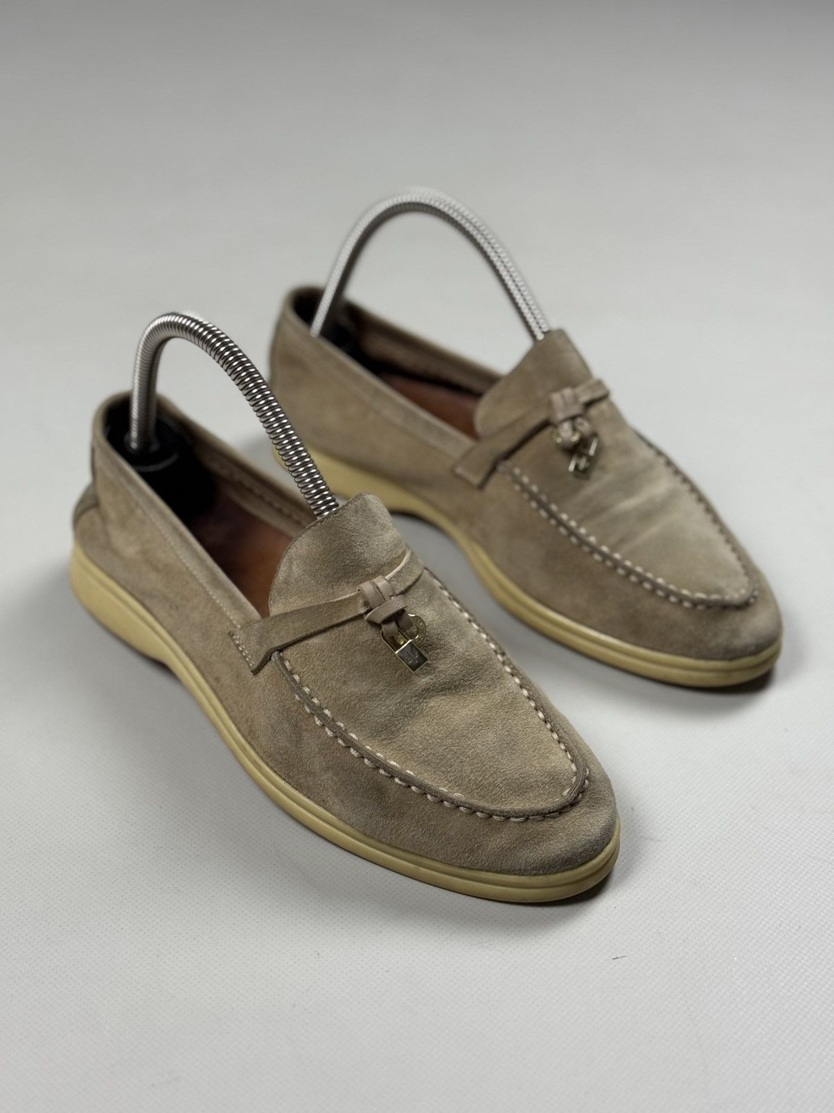 Loro Piana Loro Piana Summer Walk Ladies Low Suede Loafers Ballets Size US 8 / IT 38 - 2 Thumbnail