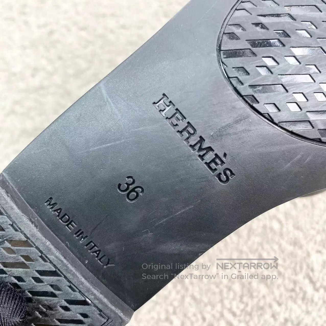 Hermes Hermes Pig nose black slippers| Size US 5.5 / IT 35.5 - 8 Thumbnail