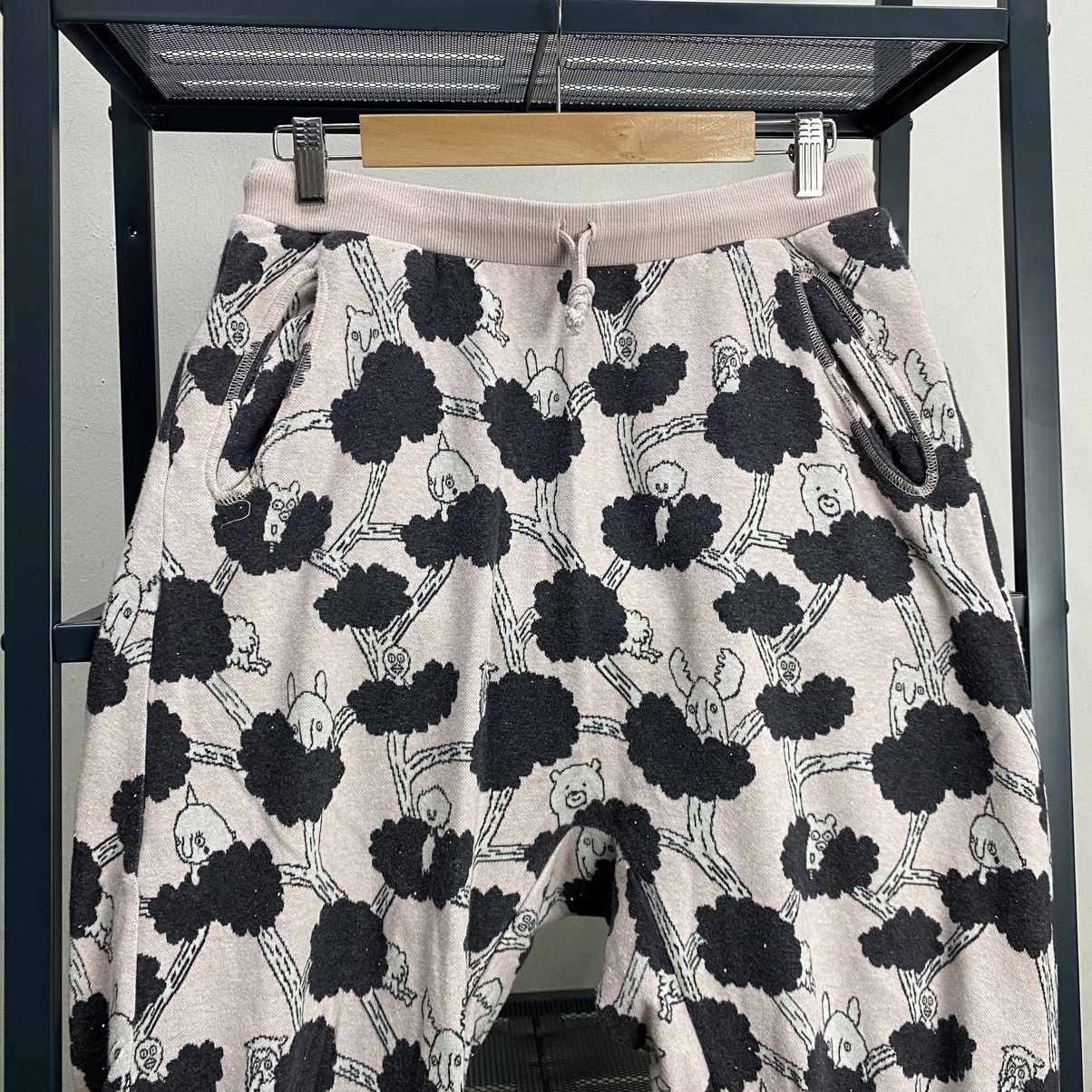 Issey Miyake × Japanese Brand × Ne-Net NE-NET FULLPRINT DROP CROTCH BAGGY 3Q PANTS Size US 32 / EU 48 - 3 Thumbnail