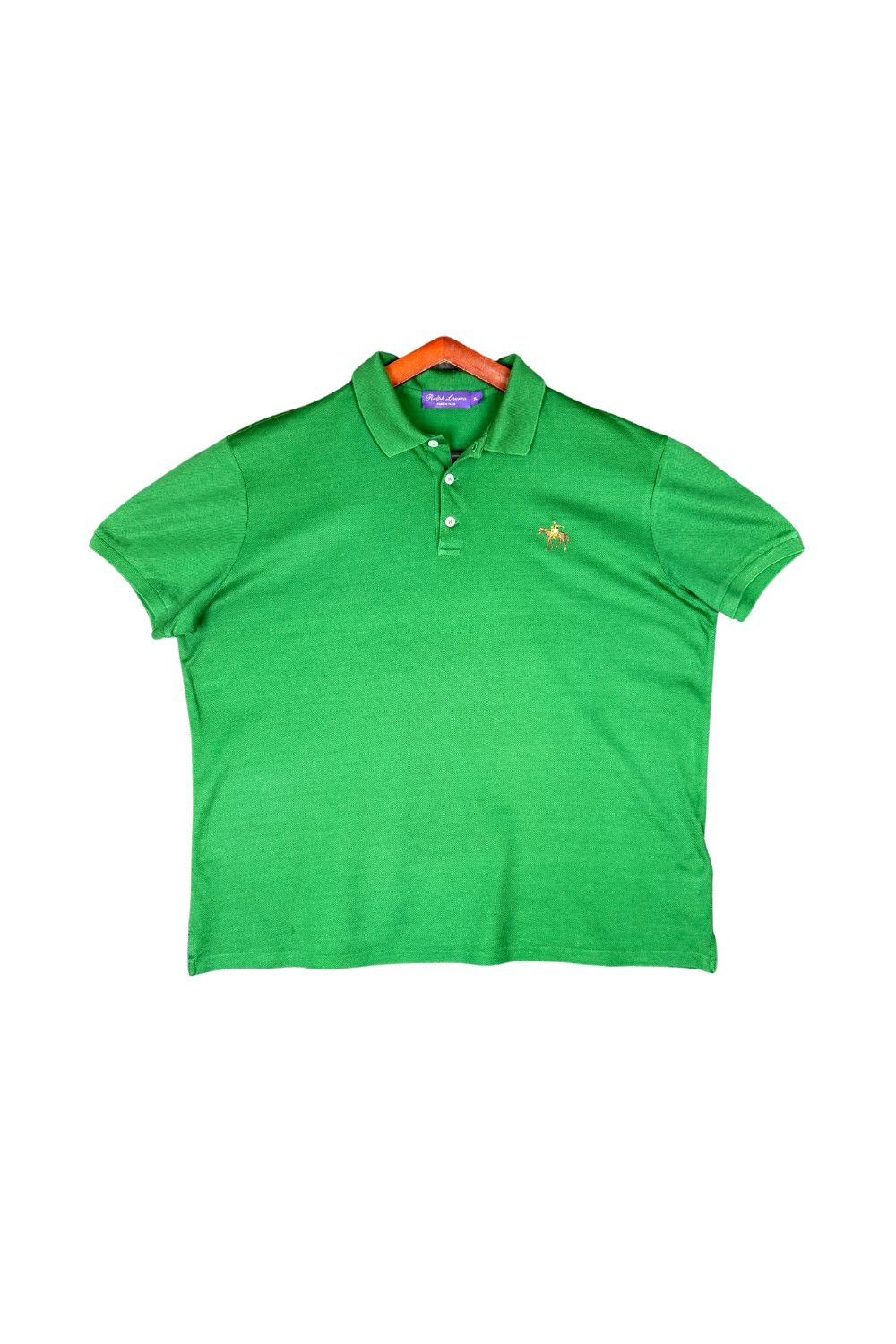 Ralph Lauren Purple Label Ralph Lauren Purple Label Made in Italy Piqué Polo Shirt Size US XL / EU 56 / 4 - 1 Thumbnail