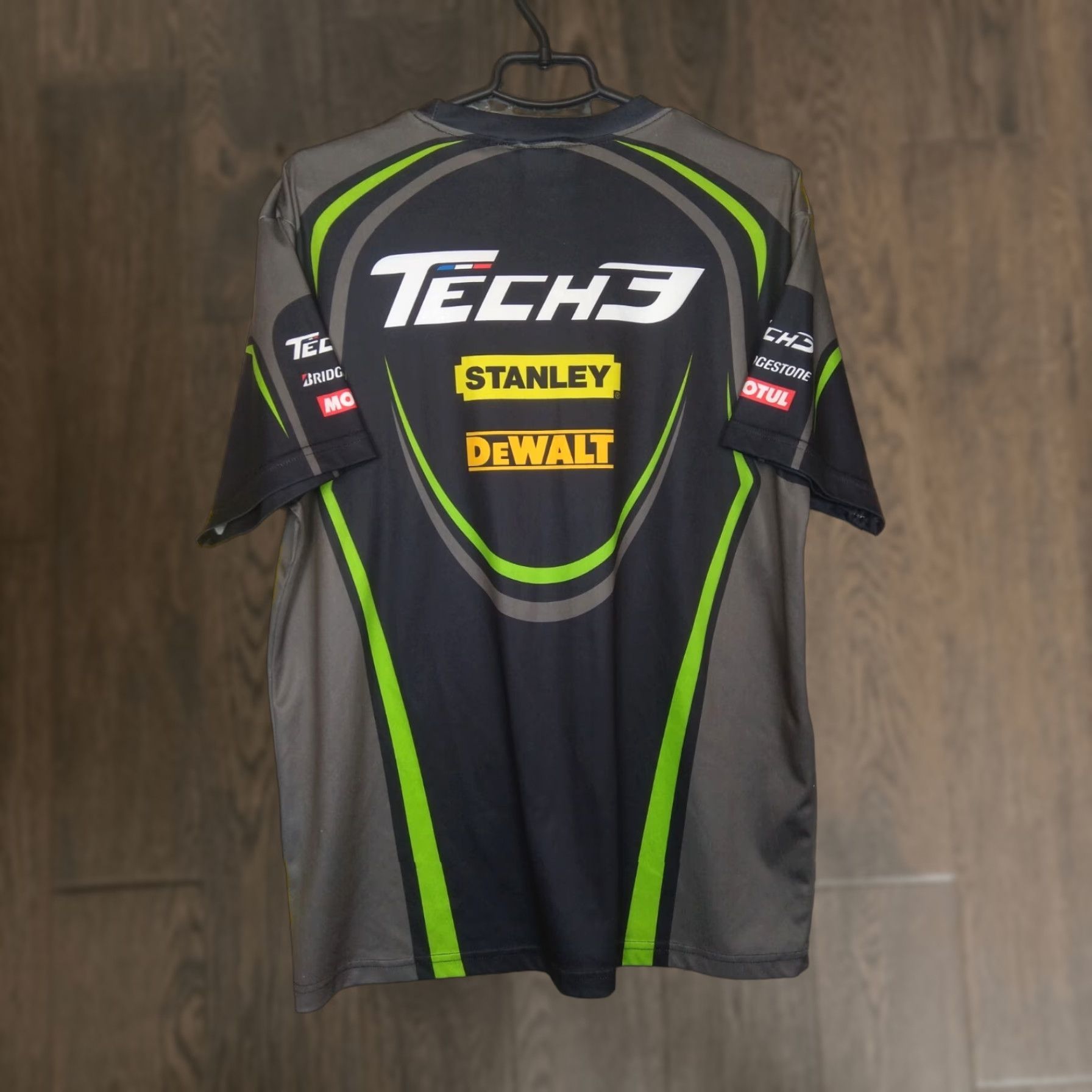 Vintage Techj Jersey Shirt LG Mens Adult Gray Polyester Size US L / EU 52-54 / 3 - 1 Thumbnail