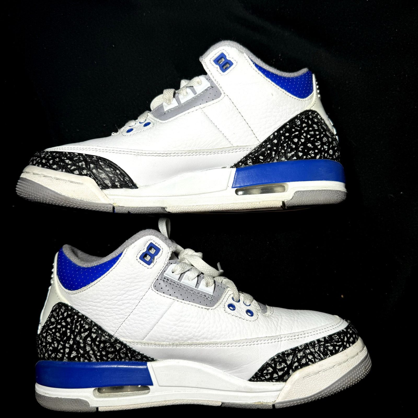 Jordan Brand × Nike Size 6.5 - Nike Air Jordan 3 Retro GS Racer Blue Men's Shoes Size US 6.5 / EU 39-40 - 3 Thumbnail