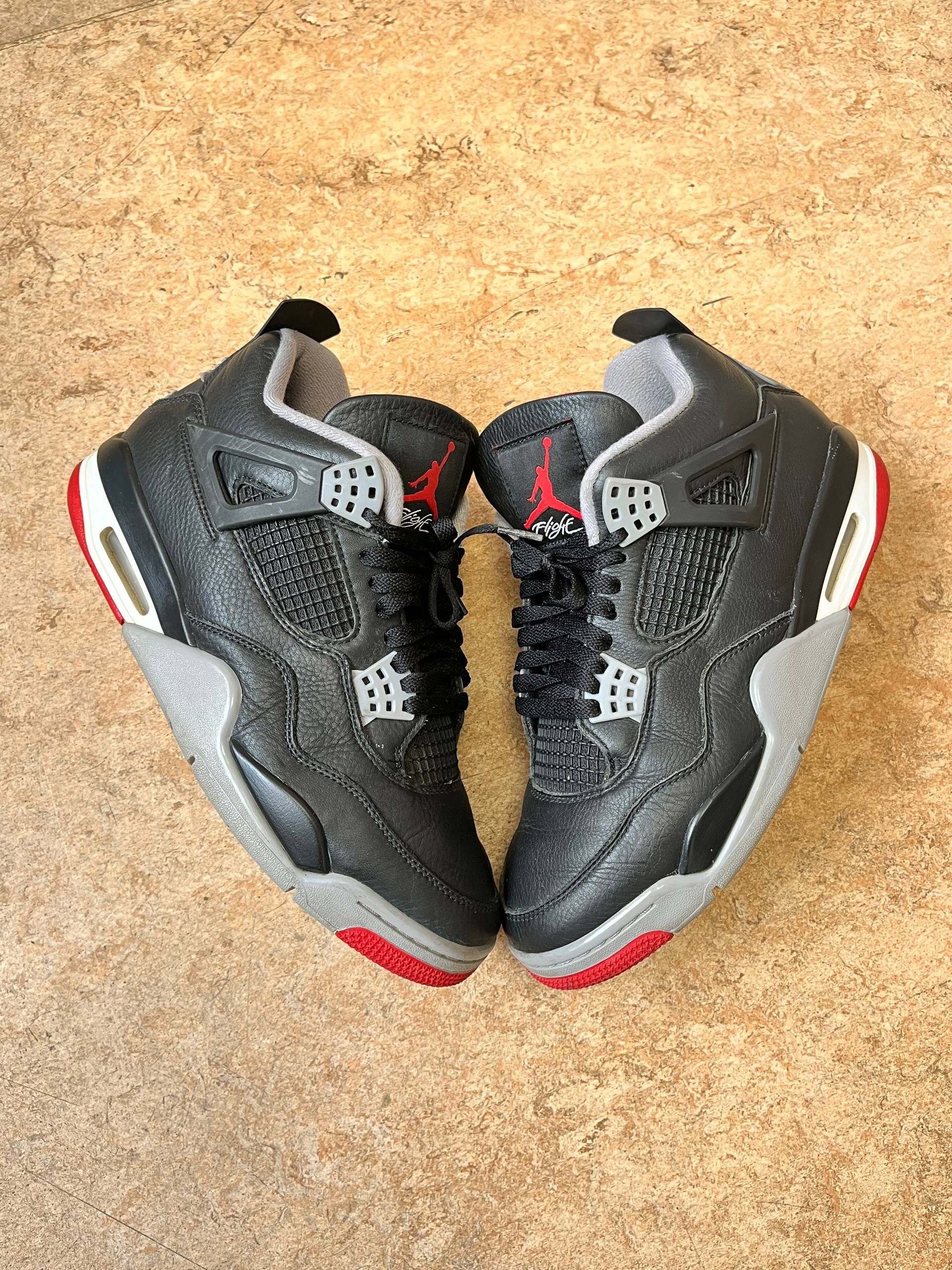 Jordan Brand Air Jordan 4 Retro Bred Reimagined FV5029-006 Size US 9.5 / EU 42-43 - 4 Thumbnail