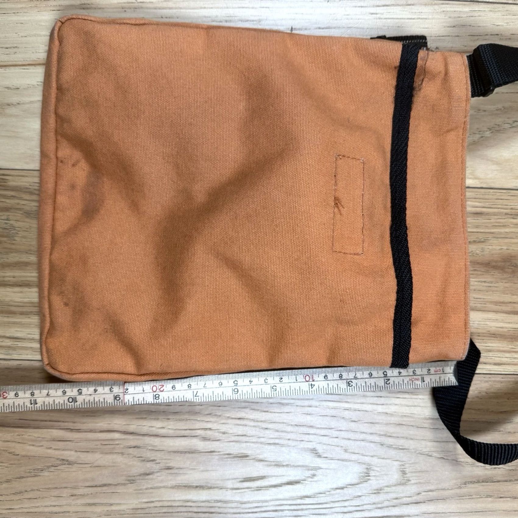 KAVU KAVU Crossbody Small Bag Orange Canvas 11x9 Adjustable Strap Women Small Orange Cross-Body Bag Womens Size ONE SIZE - 8 Thumbnail