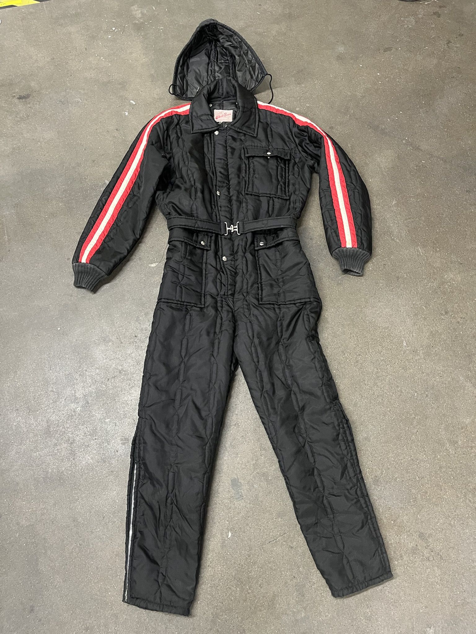 Vintage Vintage 1980s White Bear Insulated Snow Suit Coverall Size M Size US M / EU 48-50 / 2 - 1 Thumbnail
