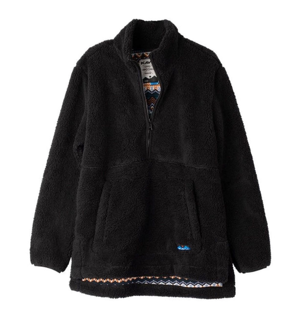 KAVU Kavu Snowpack Fleece - Black Chalet (Women’s Ski Fleece) Size L / US 10 / IT 46 - 1 Thumbnail
