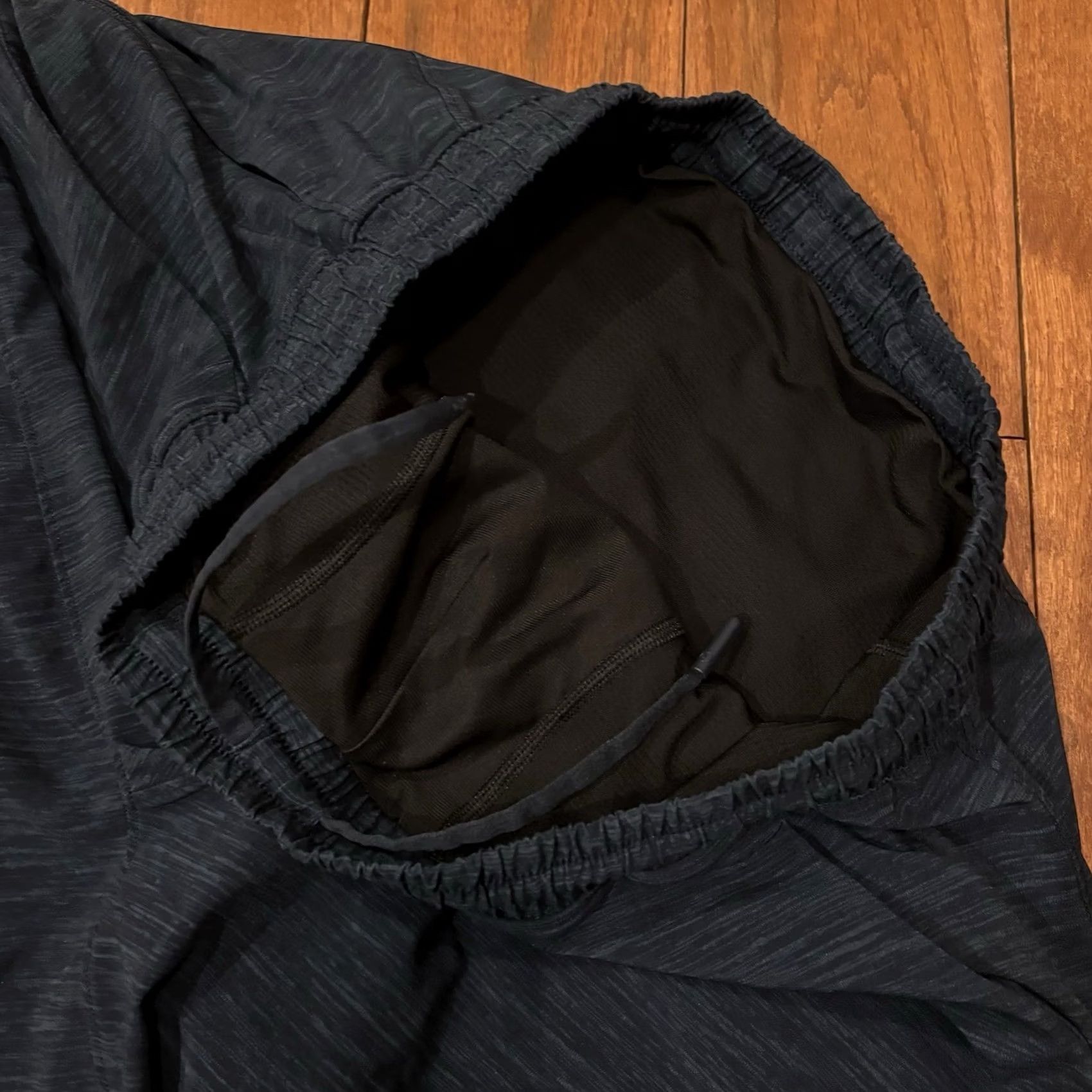 Lululemon Lululemon Pace Breaker Shorts 9" Liner Heather Blue True Navy Mens sz M Size US 31 - 6 Thumbnail