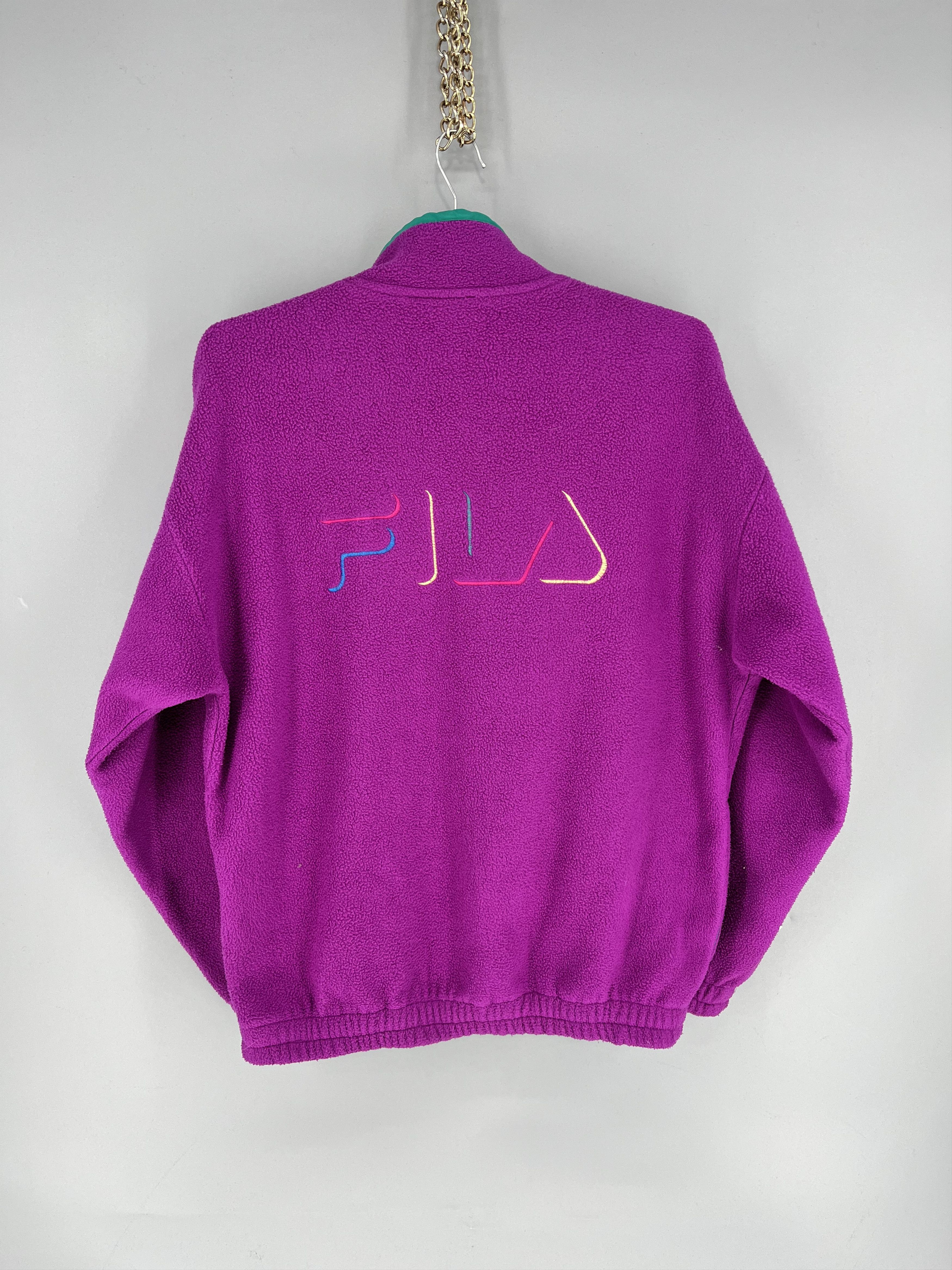 Fila Vintage Y2K Fila Fleece Sweatshirt Streetwear Skate Size US L / EU 52-54 / 3 - 10 Thumbnail