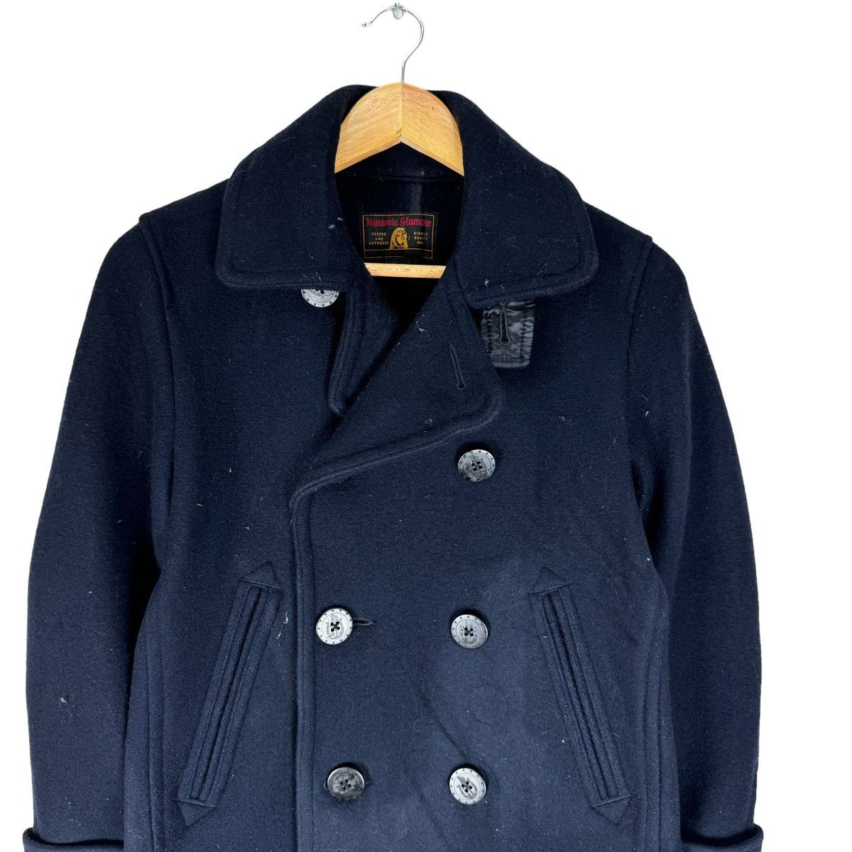 Hysteric Glamour ⚡️HYSTERIC GLAMOUR PEA COAT DOUBLE BREASTED JACKET Size S / US 4 / IT 40 - 2 Thumbnail