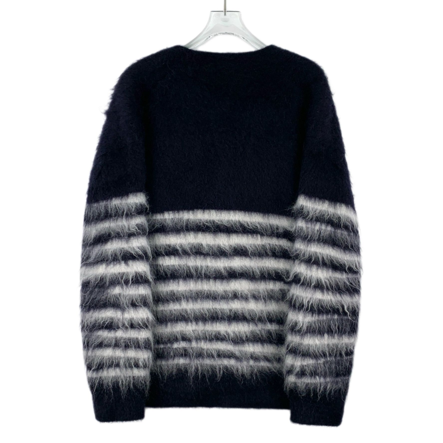 Bottega Veneta Bottega Veneta Stripe Wool Cardigan Colorblock (L) Size L / US 10 / IT 46 - 2 Thumbnail