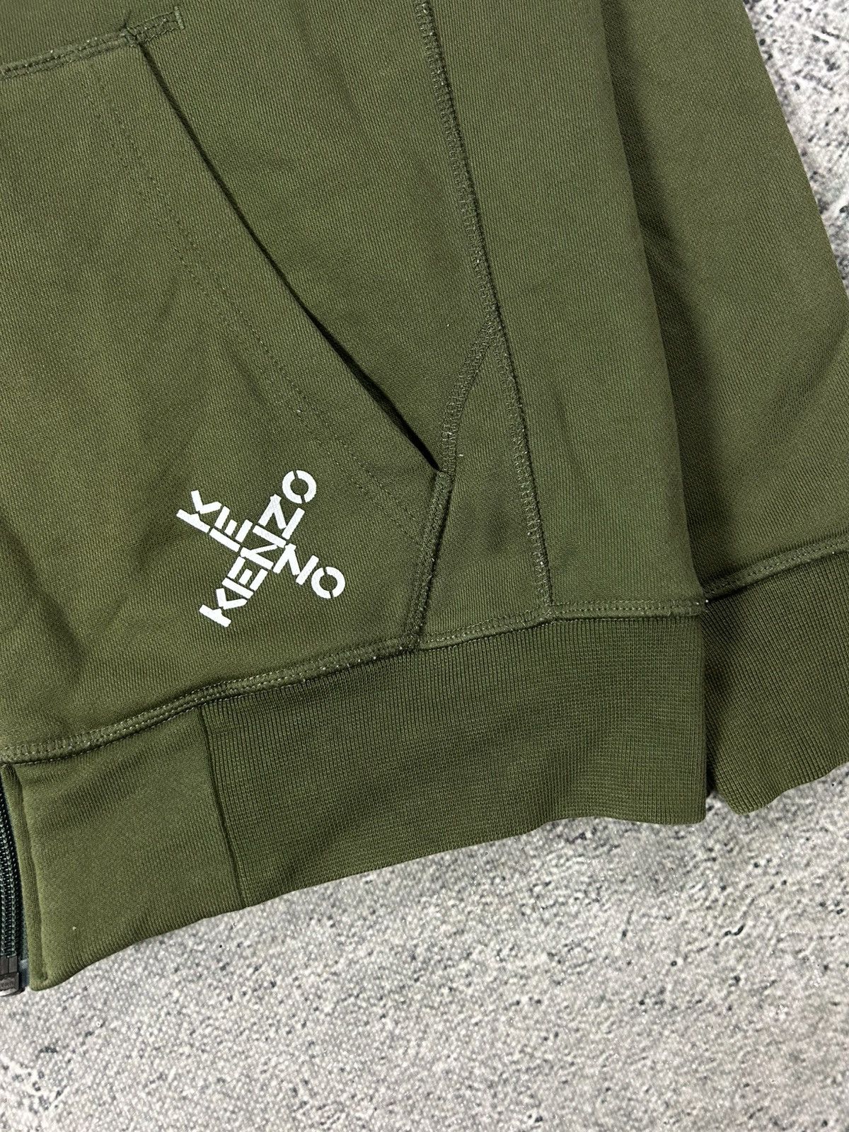 Kenzo Kenzo zip hoodie khaki Size US M / EU 48-50 / 2 - 2 Thumbnail
