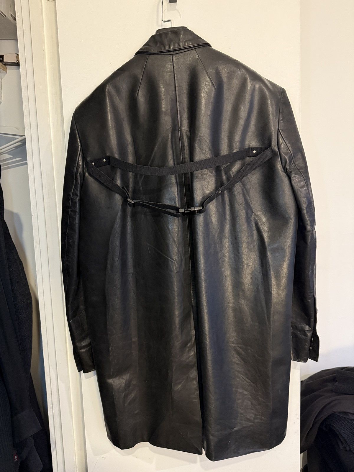 Rick Owens Rick Owens Black Jumbo Tatlin Leather Jacket Size US M / EU 48-50 / 2 - 10 Thumbnail