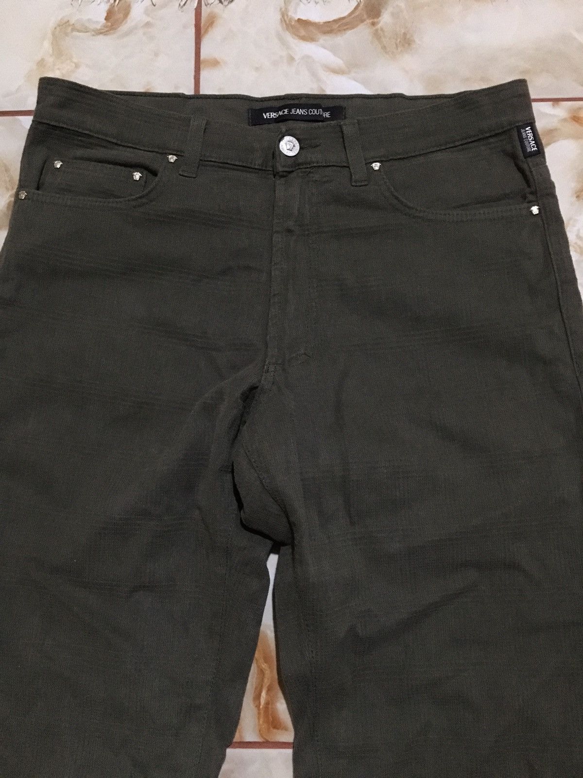 Designer × Versace × Versace Jeans Couture Versace corduroy trouser pants Size US 33 - 3 Thumbnail