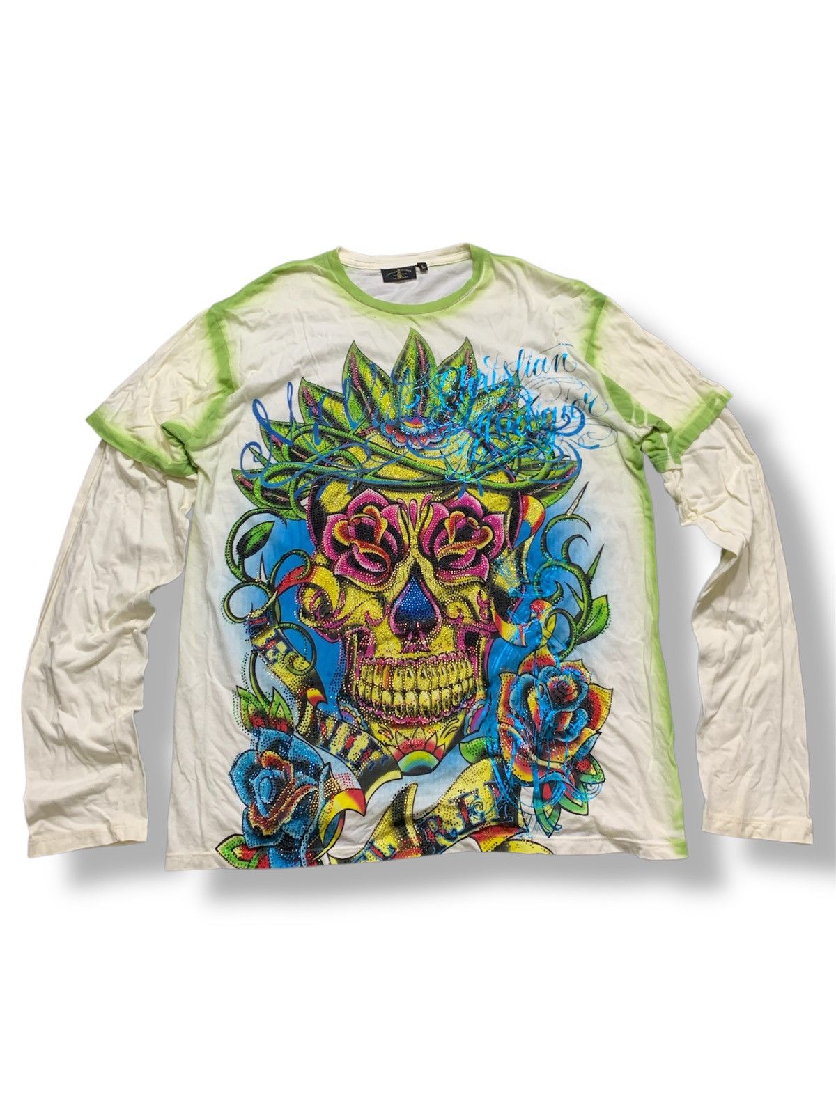 Christian Audigier Christian Audigier Long Sleeve Shirt Size US L / EU 52-54 / 3 - 1 Thumbnail