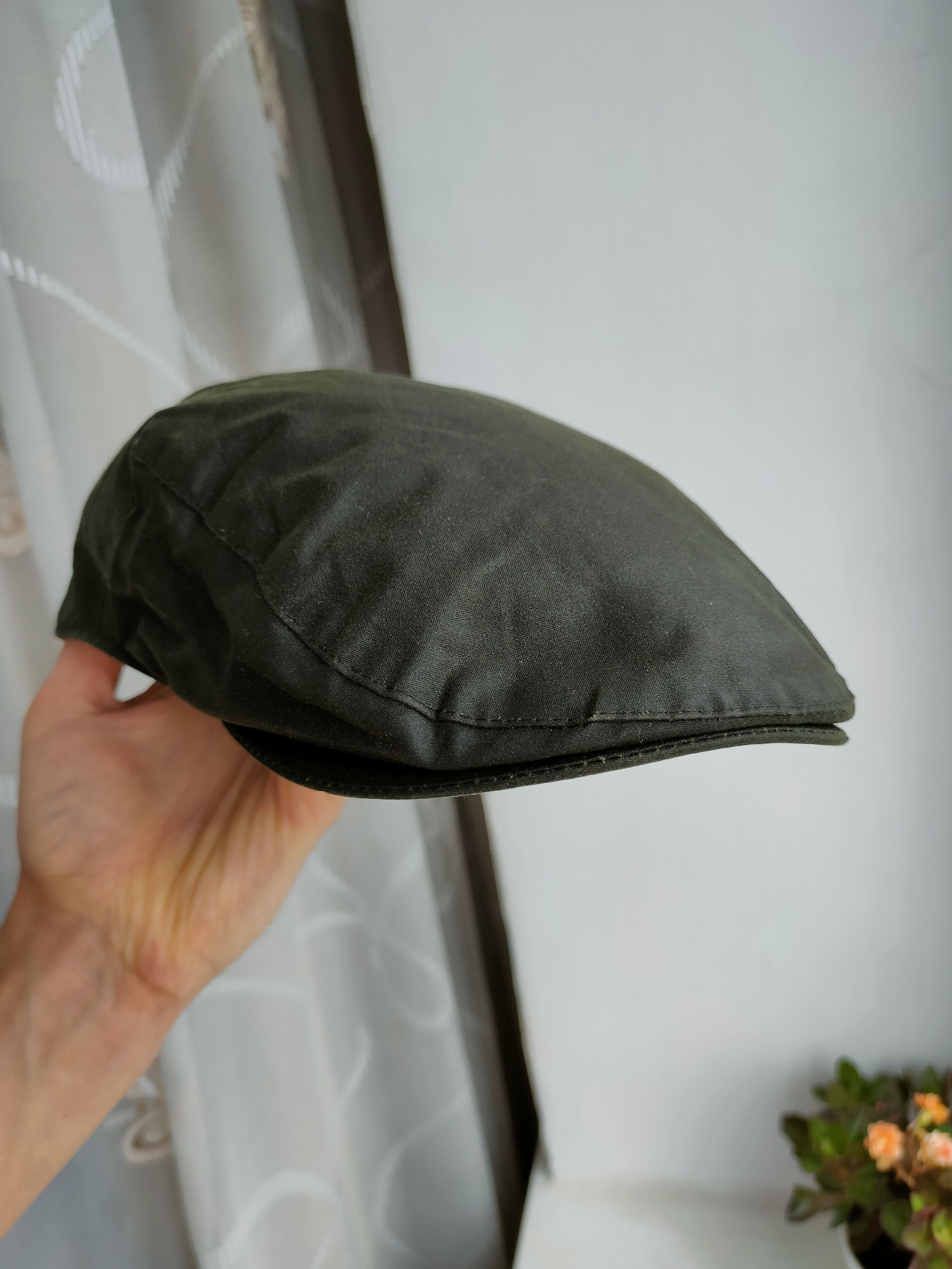 Wax London Waxed Cap Hat Wax Flat Cap Hooligan Cap Driving Baker Size ONE SIZE - 3 Thumbnail